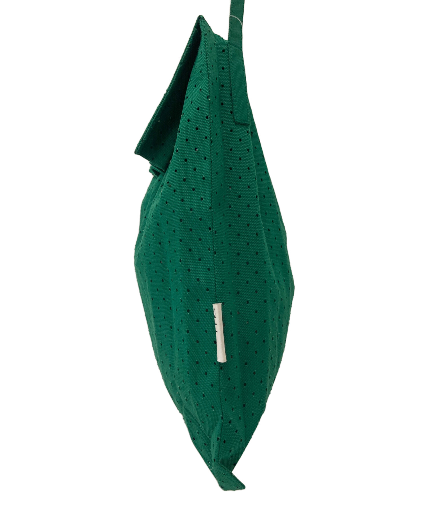 me by ISSEY MIYAKE プリーツ マルシェバッグ グリーン me by ISSEY