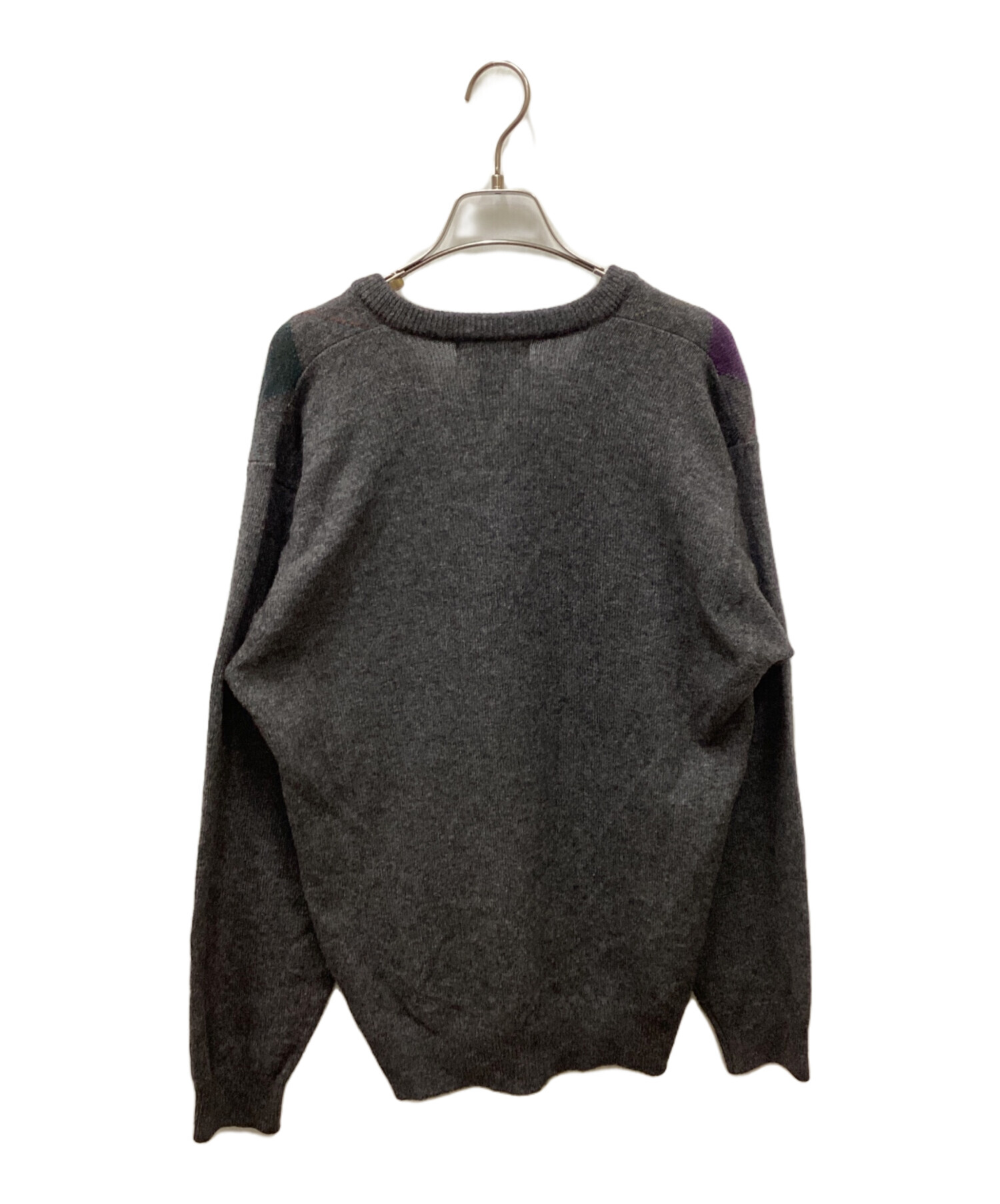 中古・古着通販】L.L.Bean (エルエルビーン) Vネックニット グレー 