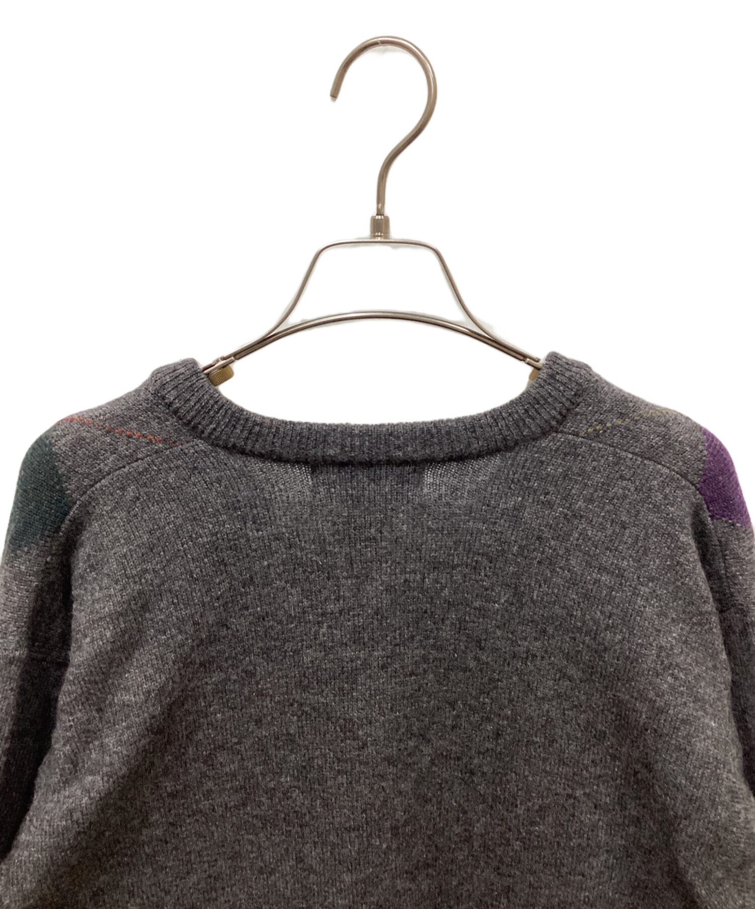 中古・古着通販】L.L.Bean (エルエルビーン) Vネックニット グレー 