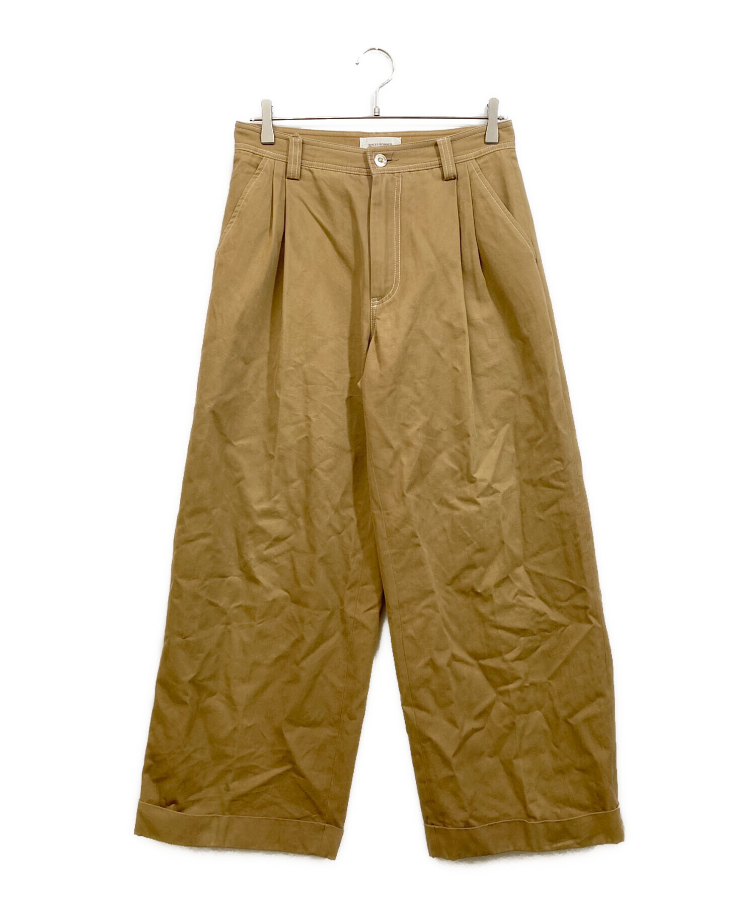 中古・古着通販】WALES BONNER (ウェールズボナー) タックパンツ 