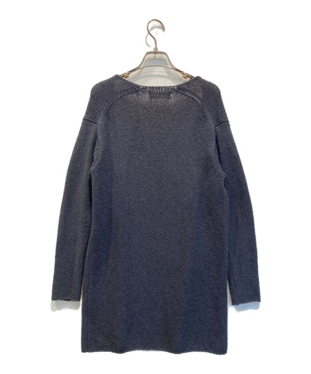 エヴァムエヴァ evam eva カーディガン サイズ1 S 黒 レディース ロング丈/カシミヤ 美品 トップス