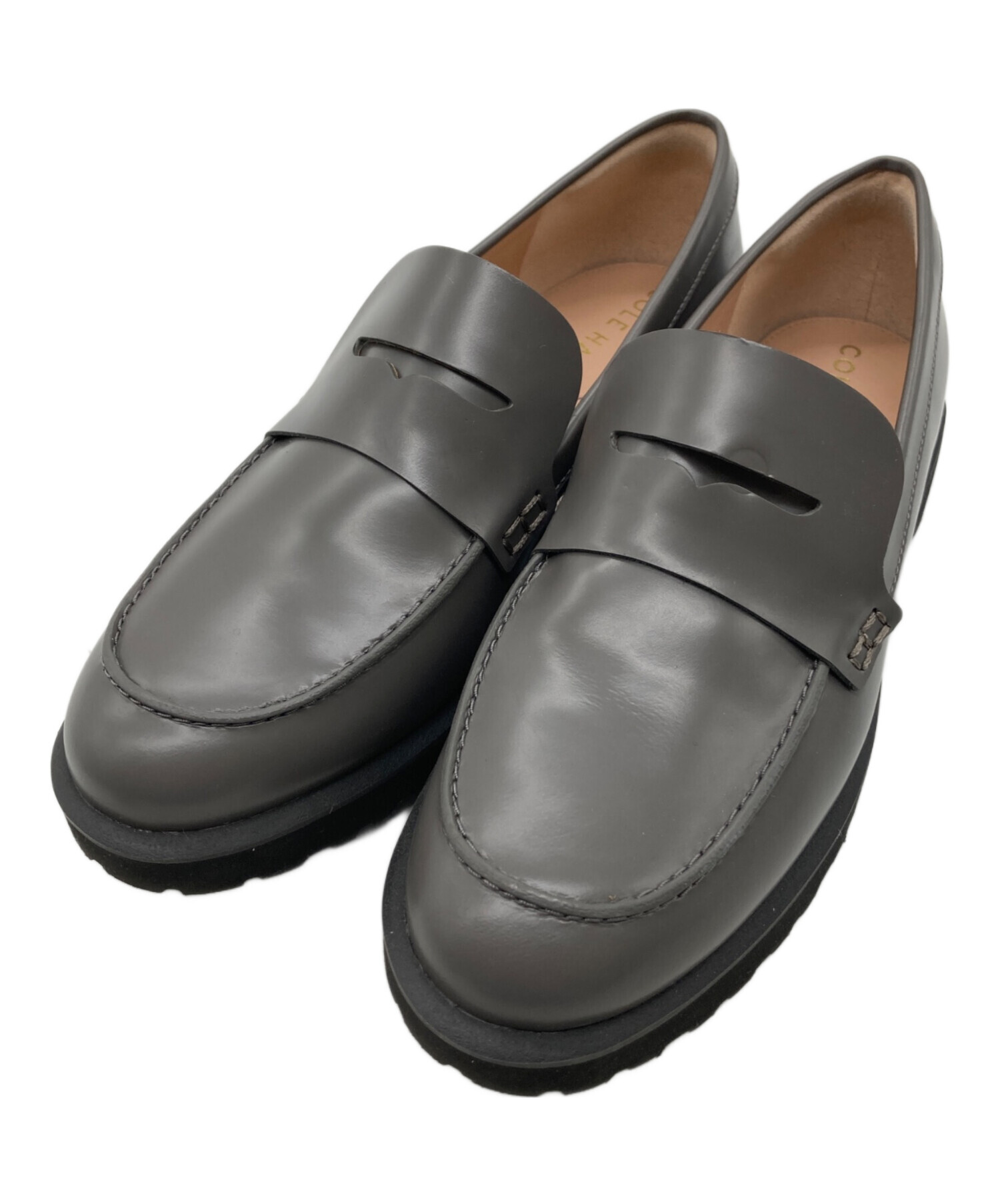 Cole Haan スエード ローファー 6½ グレー Cole Haan ローファー グレー' Cole Haan スエード ローファー 6½