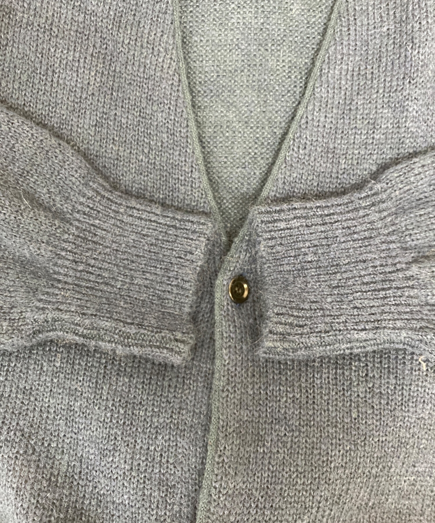 中古・古着通販】CALEE (キャリー) 7 GAUGE MOHAIR CARDIGAN ネイビー 