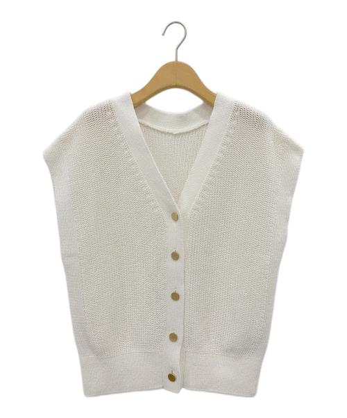 NOBLE ノーブル ペーパーヤーン2WAYベスト ホワイト 追加》Newペーパー