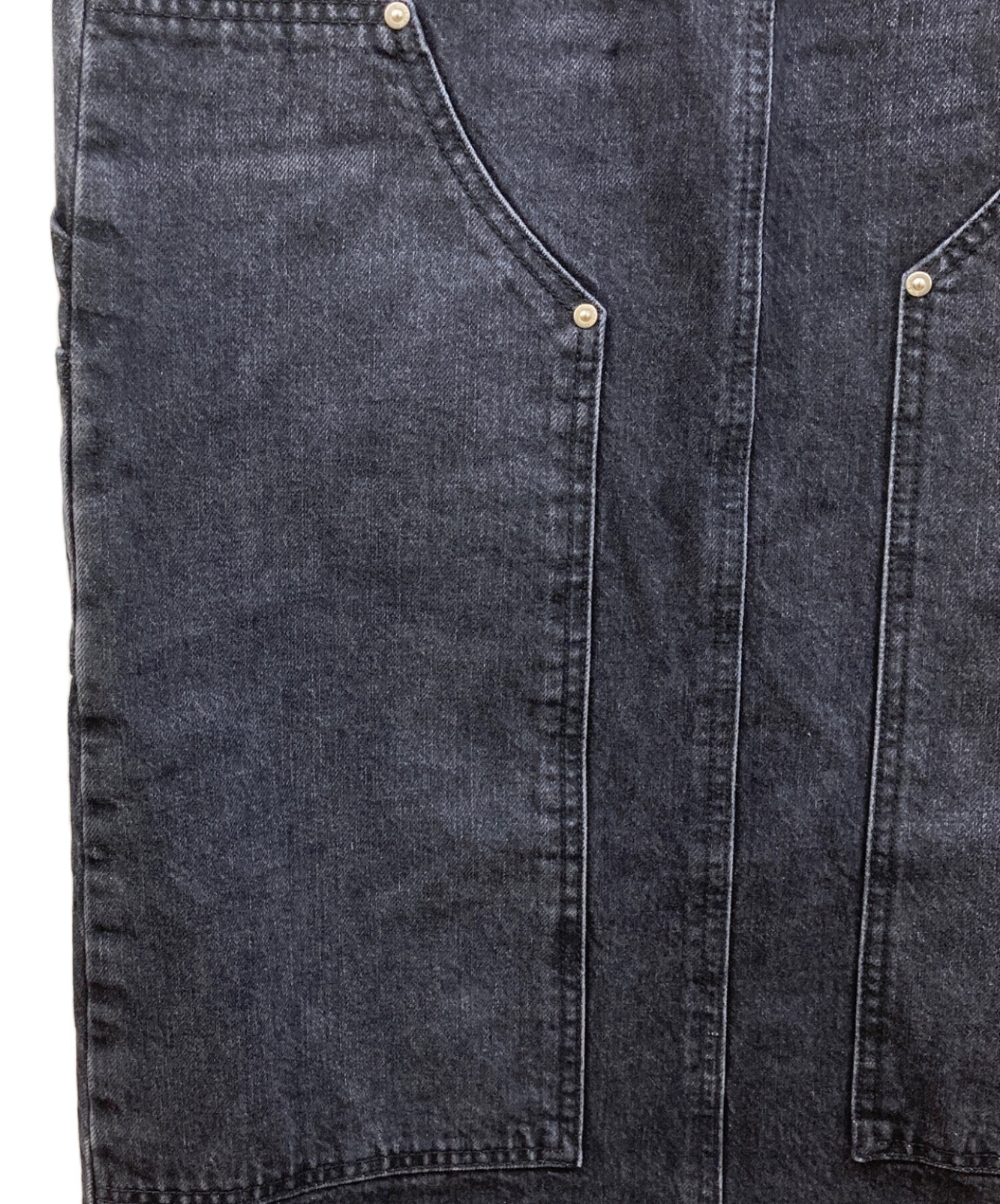 中古・古着通販】GIVENCHY (ジバンシィ) デニムスカート ブラック 