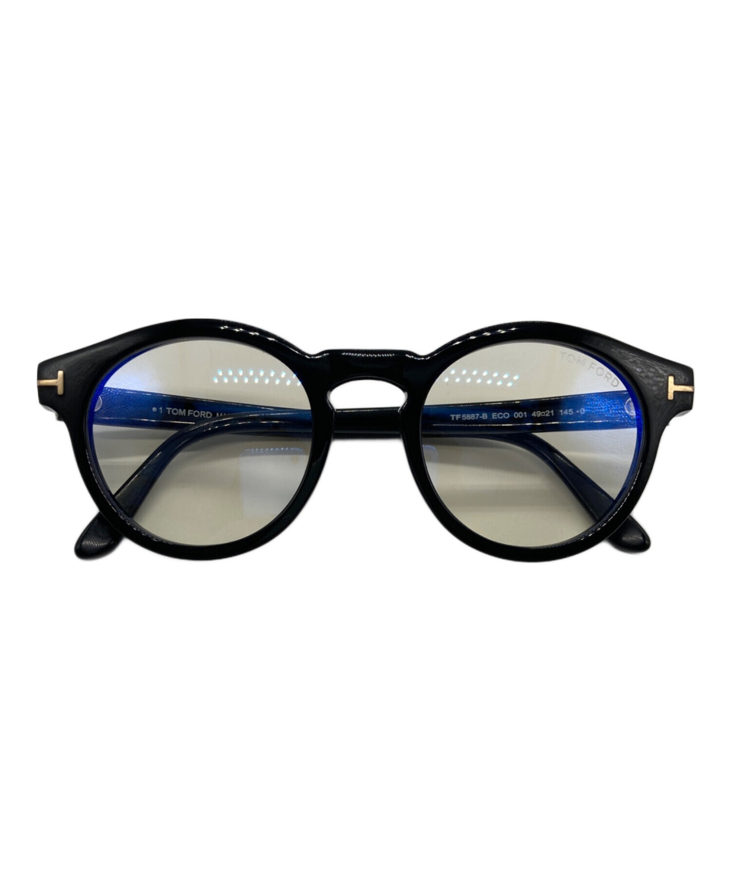 TOM FORD トムフォード TF5887B ECO ブラック定価5.5万眼鏡 中古・古着通販】TOM FORD (トムフォード) 眼鏡｜ブランド・古着通販