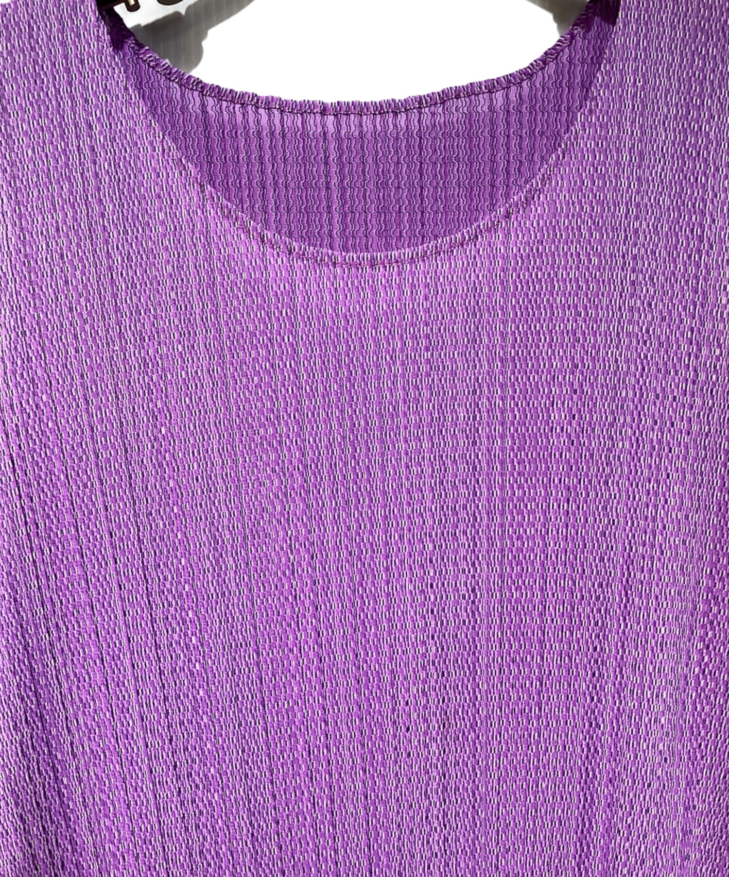 J*3様 PLEATS PLEASE ノースリーブ チュニック パープル サイズ 中古・古着通販】PLEATS PLEASE (プリーツプリーズ) ノースリーブ