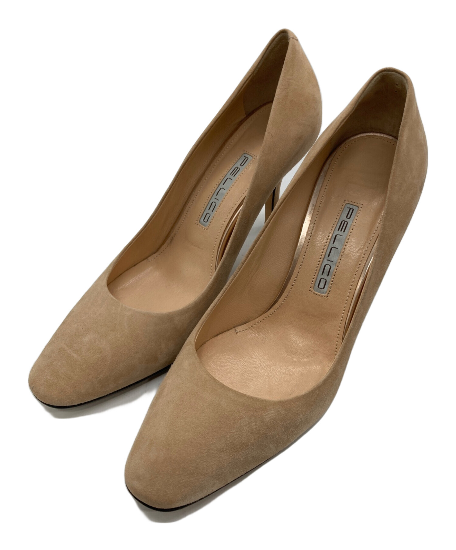 37.5 PELLICO パンプス　ベージュ　スエード　ペリーコ　24.5 中古・古着通販】PELLICO (ペリーコ) スウェードパンプス ベージュ