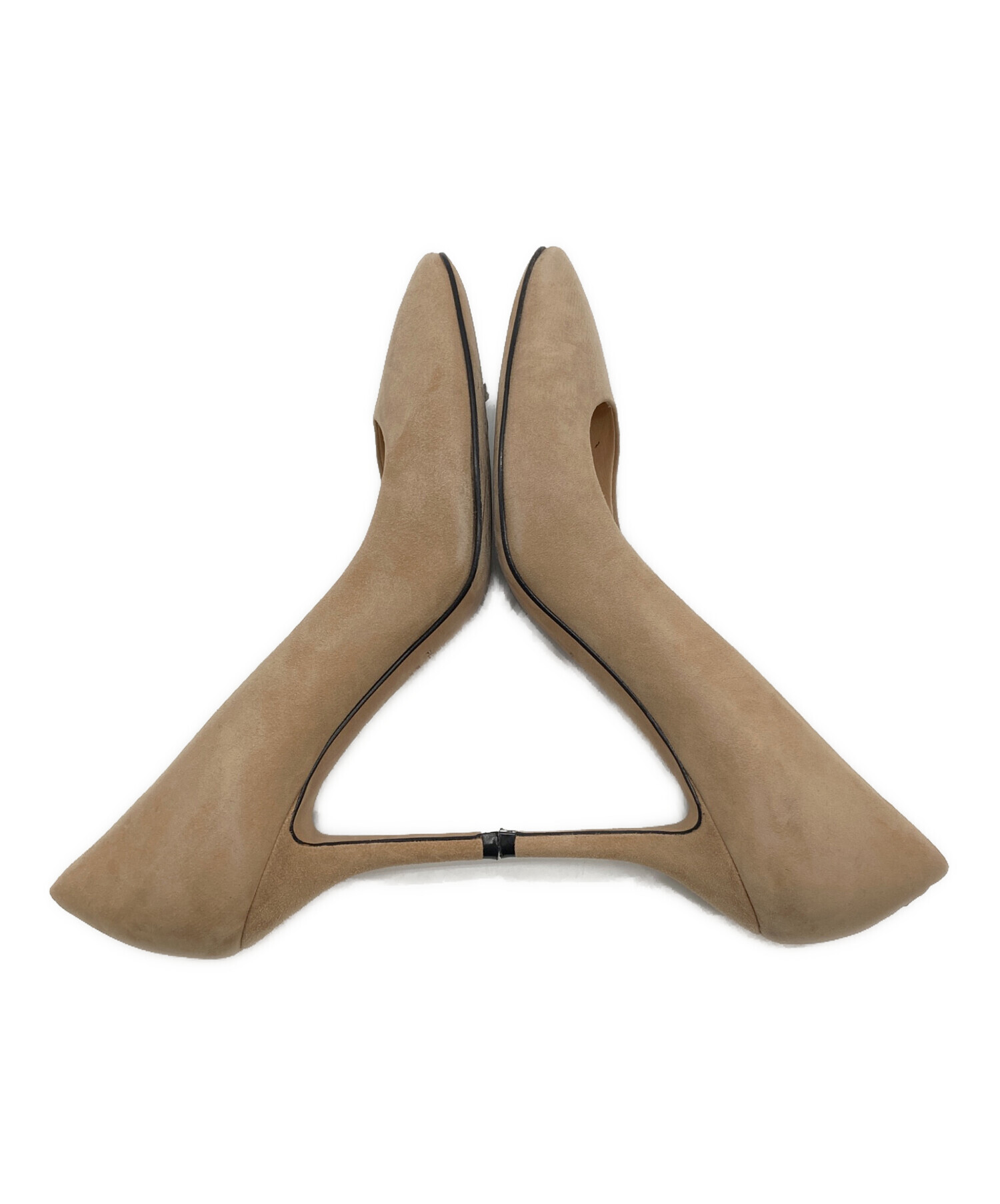 中古・古着通販】PELLICO (ペリーコ) スウェードパンプス ベージュ