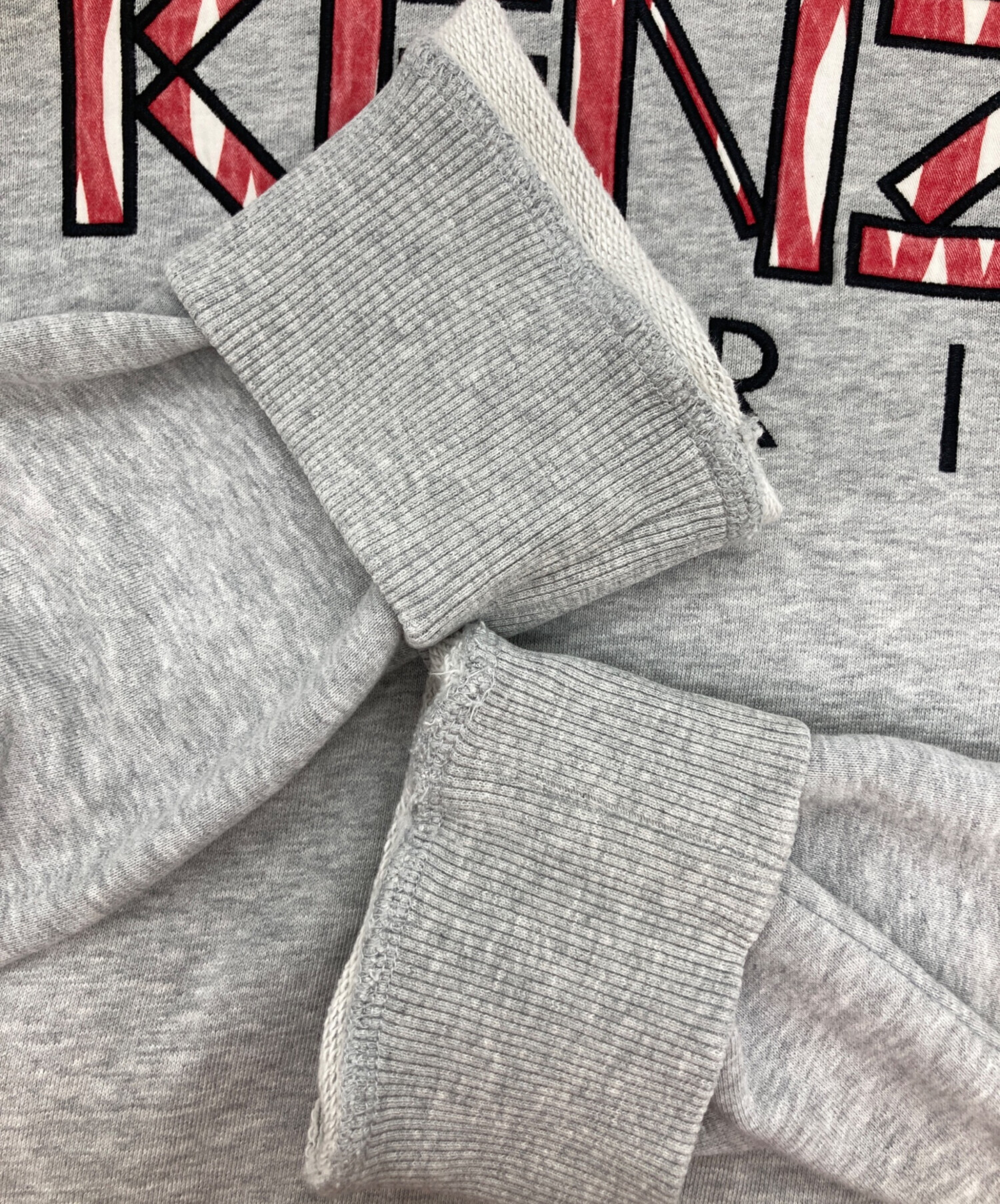 中古・古着通販】KENZO (ケンゾー) ロゴスウェット グレー サイズ:L
