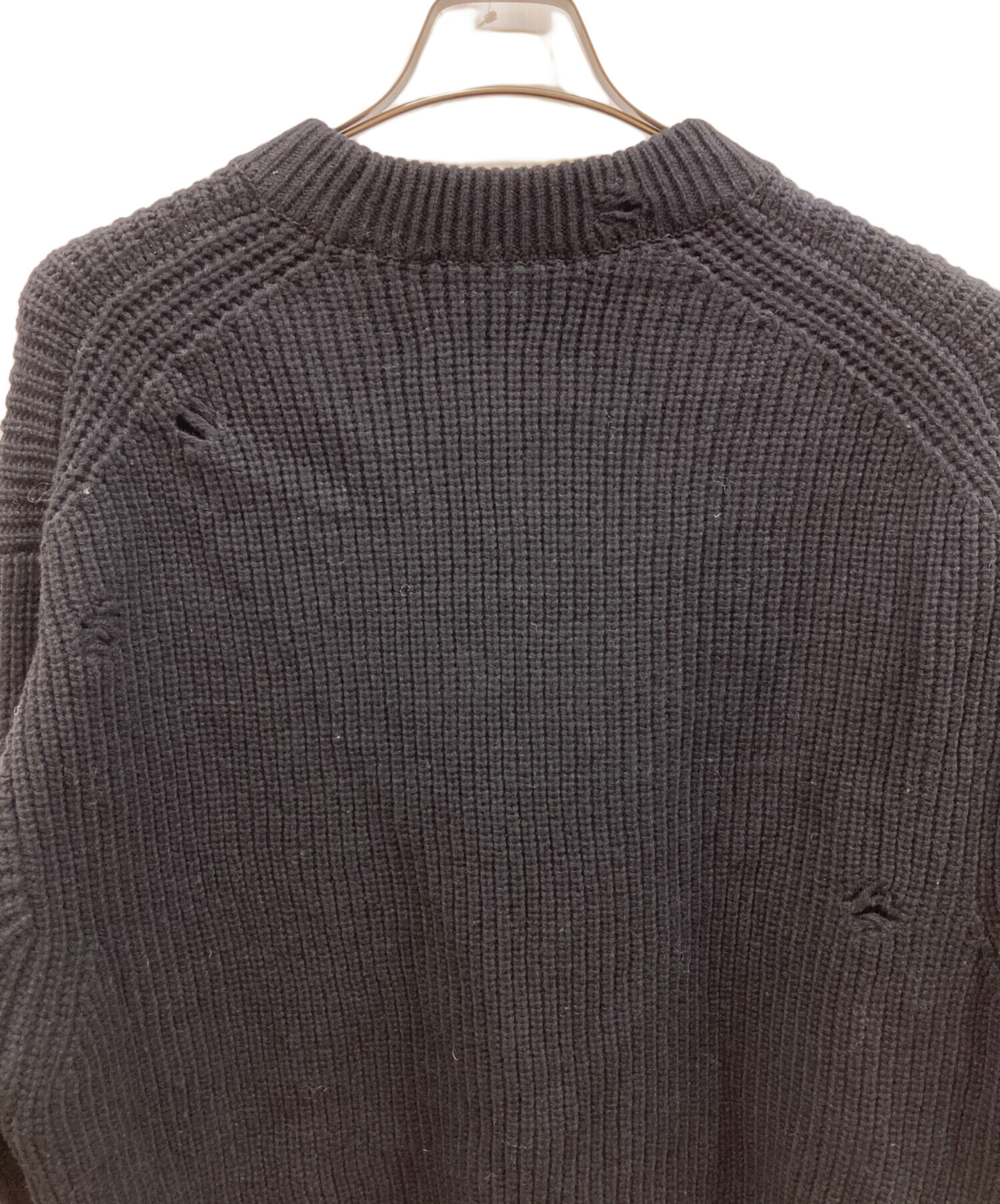 中古・古着通販】ssstein (シュタイン) MILLED DAMAGE KNIT LS 