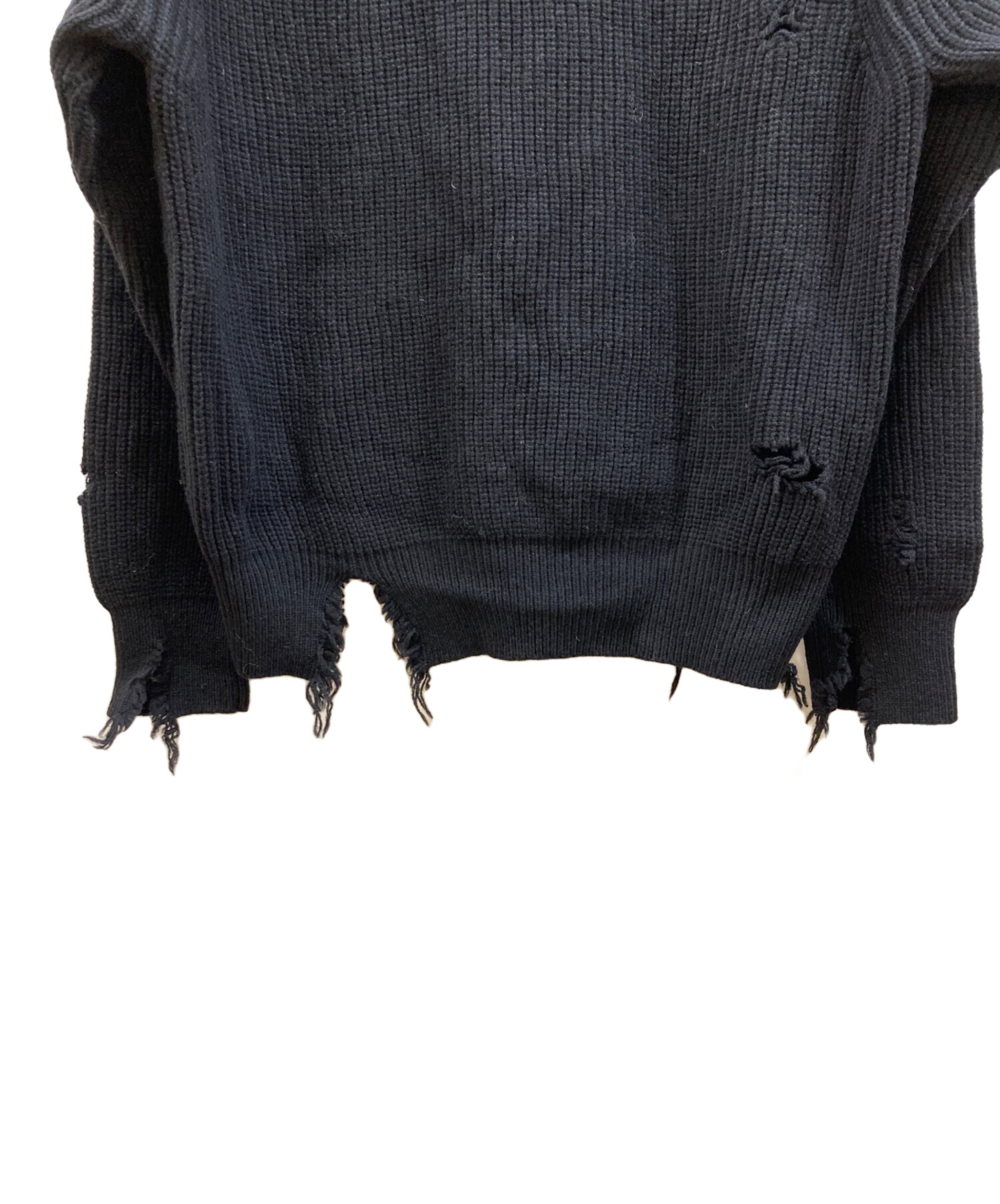 中古・古着通販】ssstein (シュタイン) MILLED DAMAGE KNIT LS 