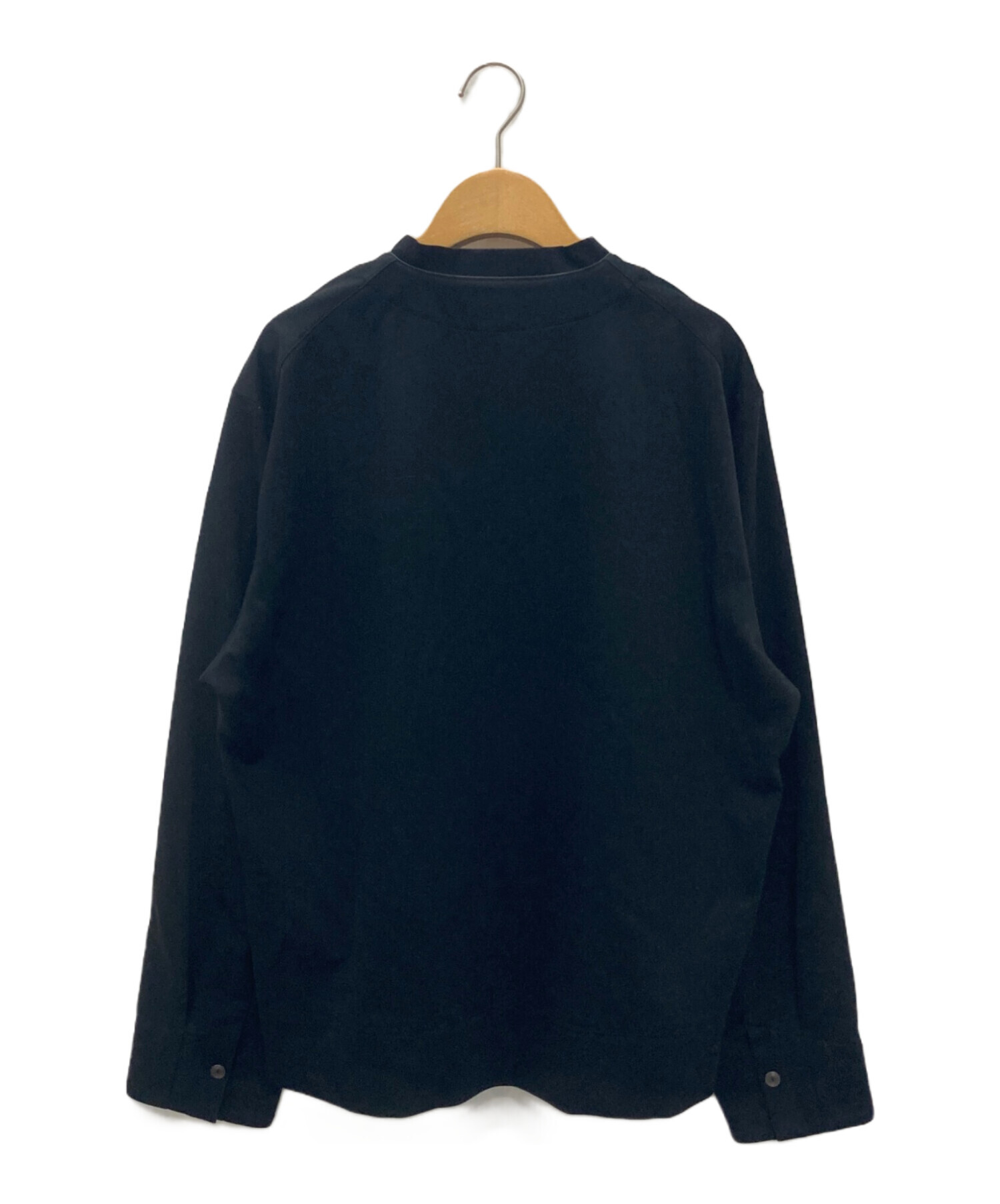 中古・古着通販】IRENISA (イレニサ) PULL OVER SHIRT WITH LEATHER