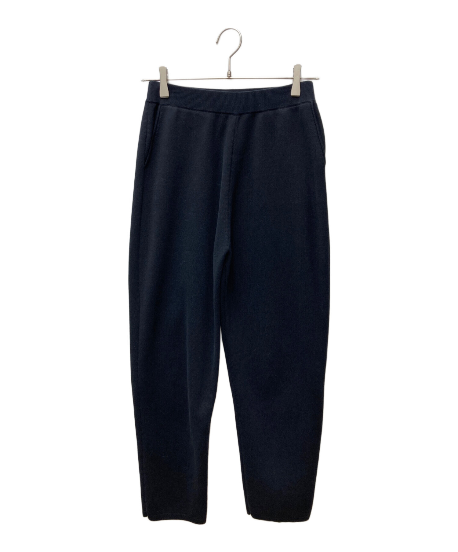 中古・古着通販】ebure (エブール) コットンシルクニットパンツ 中古・古着通販】ebure (エブール) コットンシルクニットパンツ