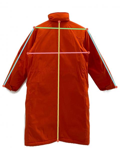中古・古着通販】HARE (ハレ) PRIMALOFT BIG COAT オレンジ サイズ:M