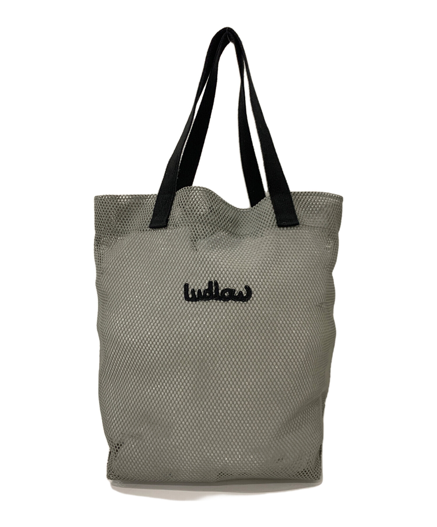 中古・古着通販】LUDLOW (ラドロー) メッシュトートバッグ グレー
