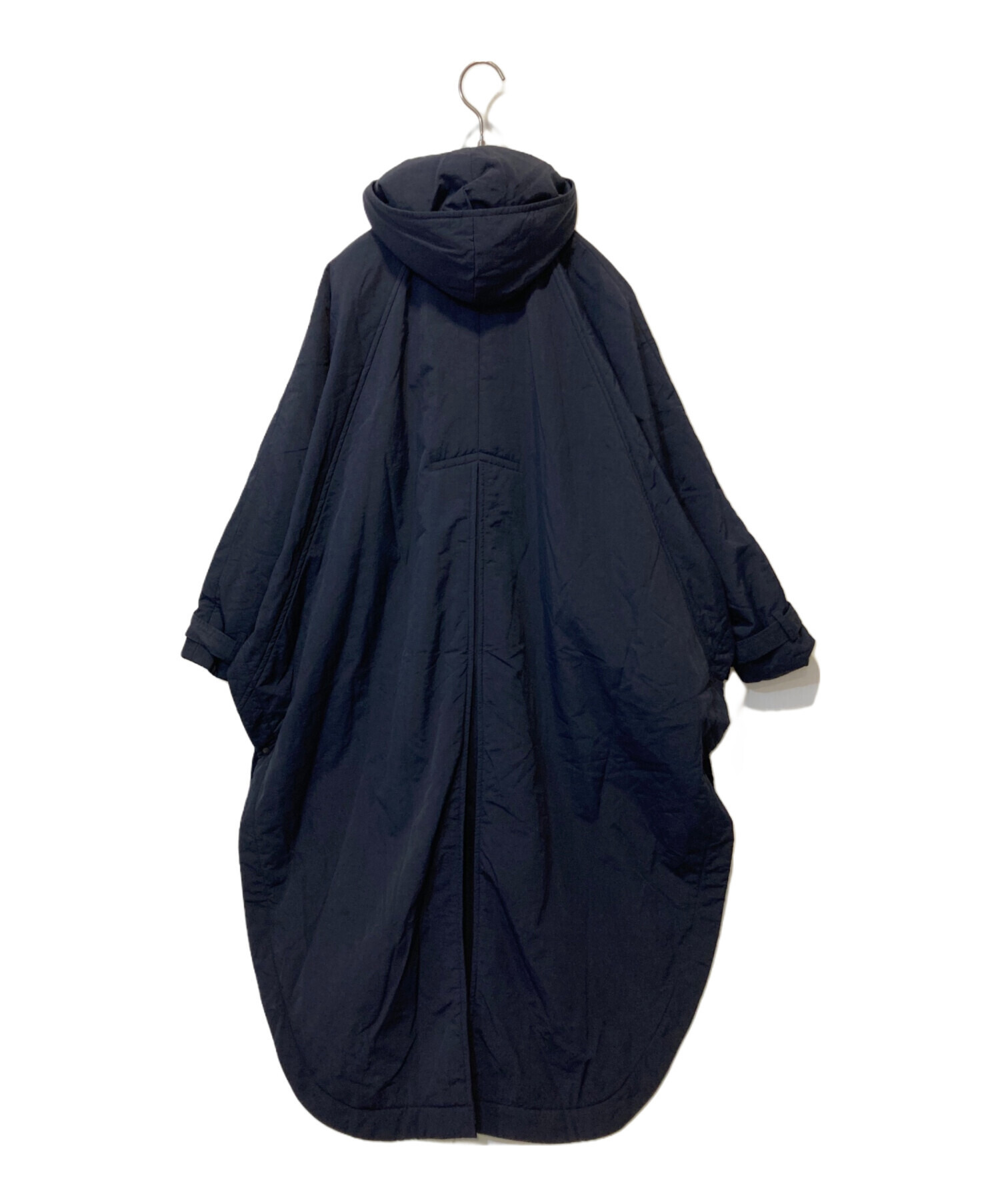 はんぎょどんKapok Knot カポックノット ポンチョコート ブラック はんぎょどんKapok Knot カポックノット ポンチョコート ブラック