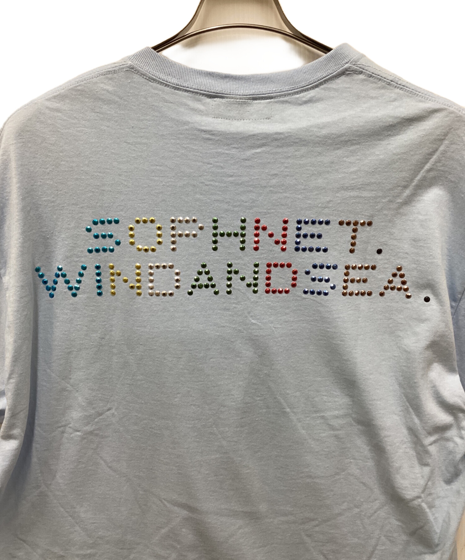 wind and sea ラインストーン Tシャツ