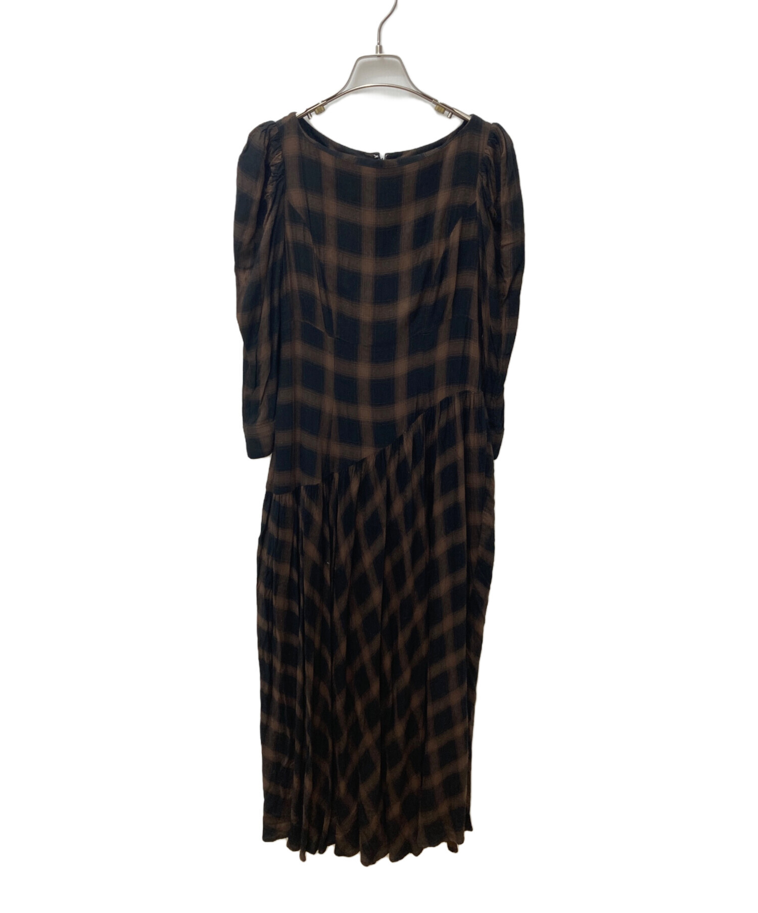 Her lip to Roanne Over Check Dress Her lip to Roanne Over Check