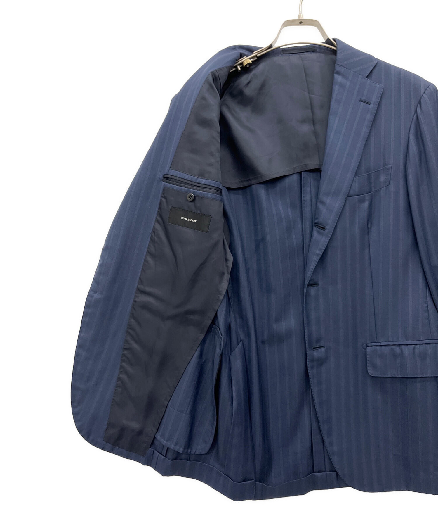 RINGJACKET リングヂャケット ストライプ スーツセットアップ ネイビー 楽天市場】ring jacket（スーツ・セットアップ｜メンズ