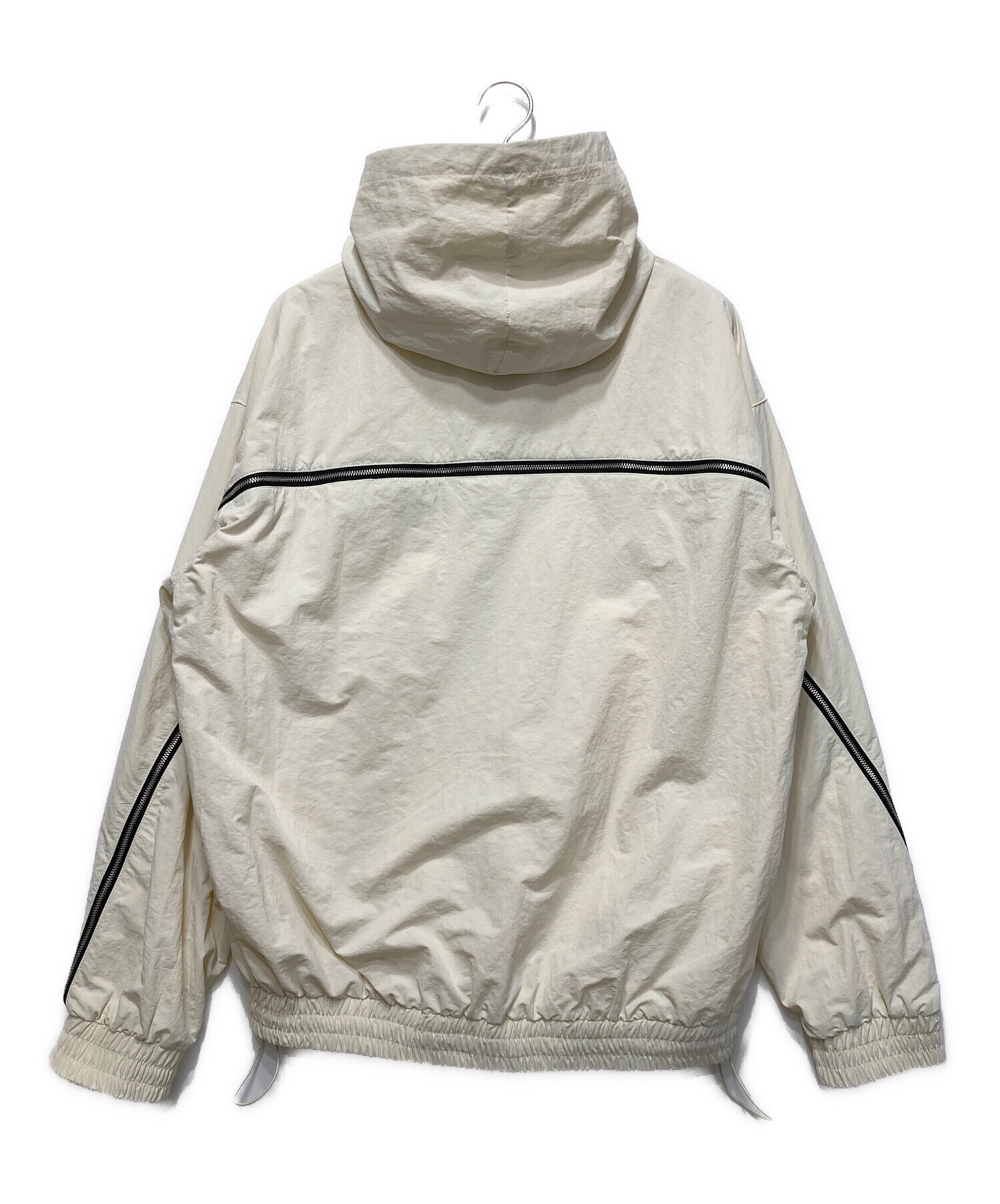 中古・古着通販】unknown (アンノウン) CREAM TONAL ZIP TRACK JACKET 
