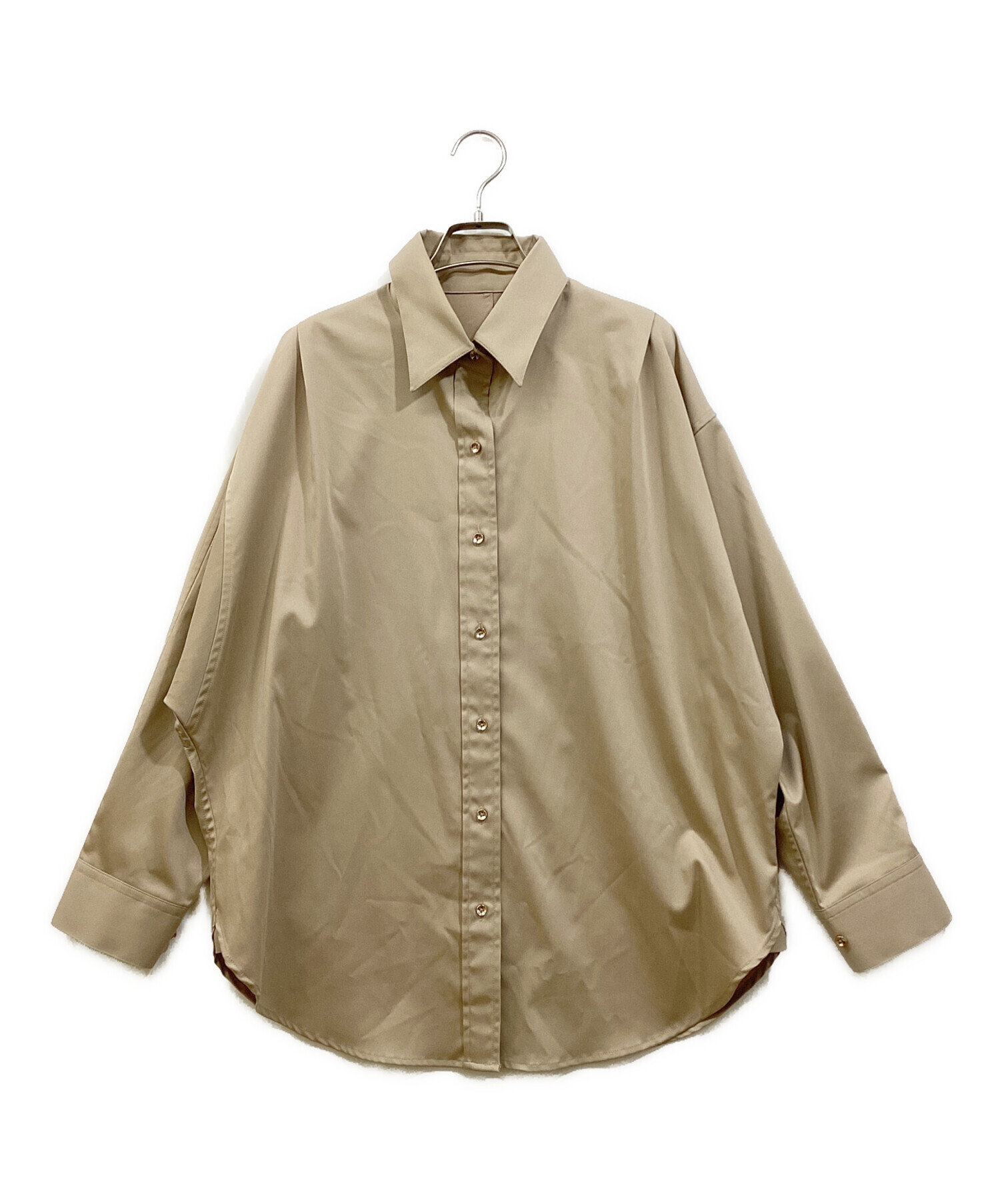 中古・古着通販】Loungedress (ラウンジドレス) サテンBIGシャツ 
