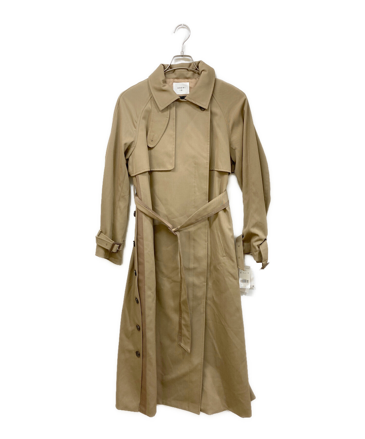 アメリ AMERI MINIMAL FLARE LONG TRENCH COAT アメリ AMERI MINIMAL FLARE LONG TRENCH COAT