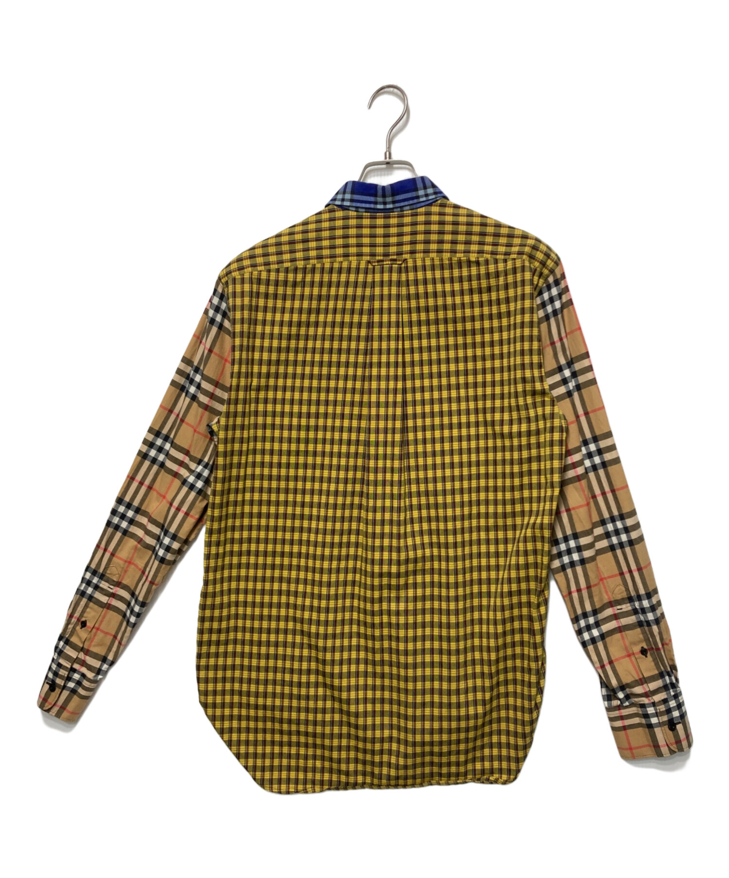 BURBERRY マルチカラー チェックシャツ 中古・古着通販】BURBERRY (バーバリー) クレイジーパターンタータン