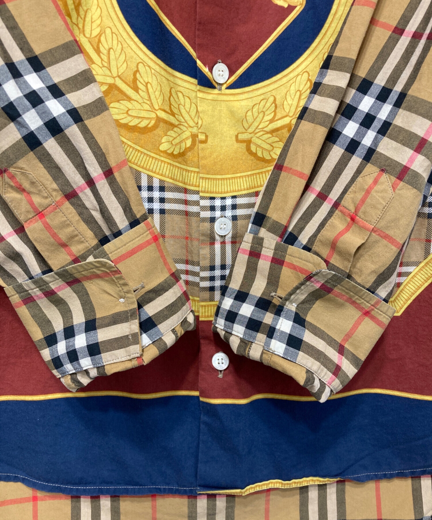 中古・古着通販】BURBERRY (バーバリー) サークルロゴノヴァチェック