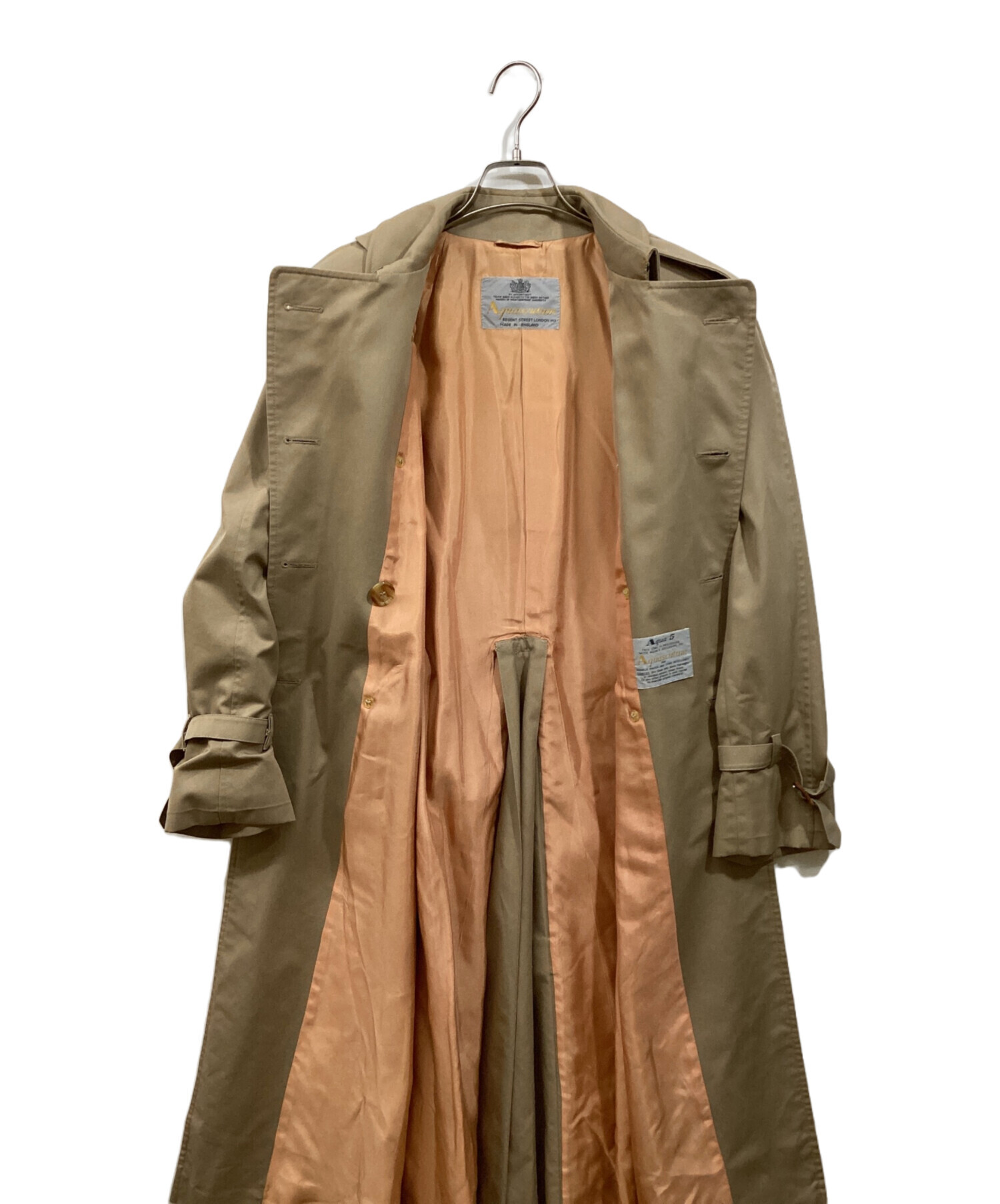 中古・古着通販】Aquascutum (アクアスキュータム) トレンチコート  