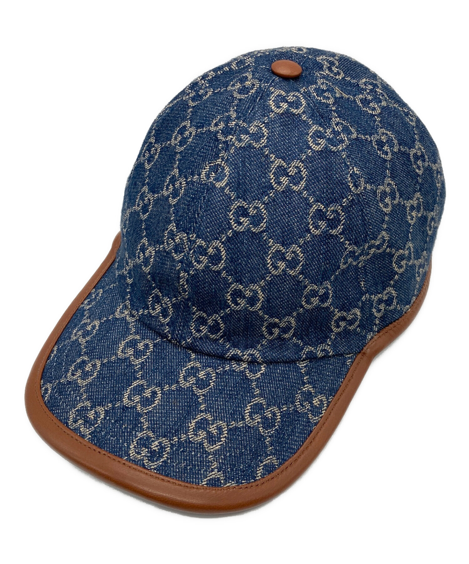 中古・古着通販】GUCCI (グッチ) デニムベースボールキャップ