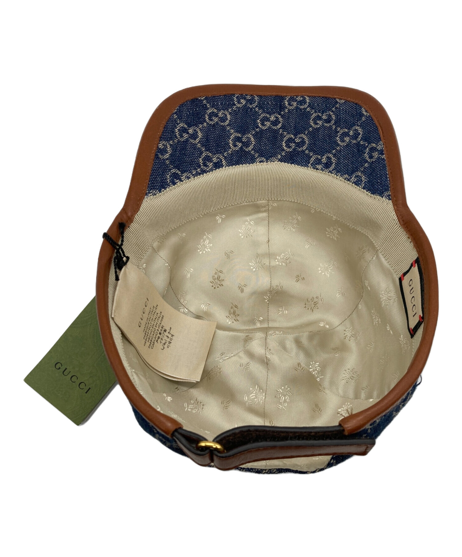 中古・古着通販】GUCCI (グッチ) デニムベースボールキャップ
