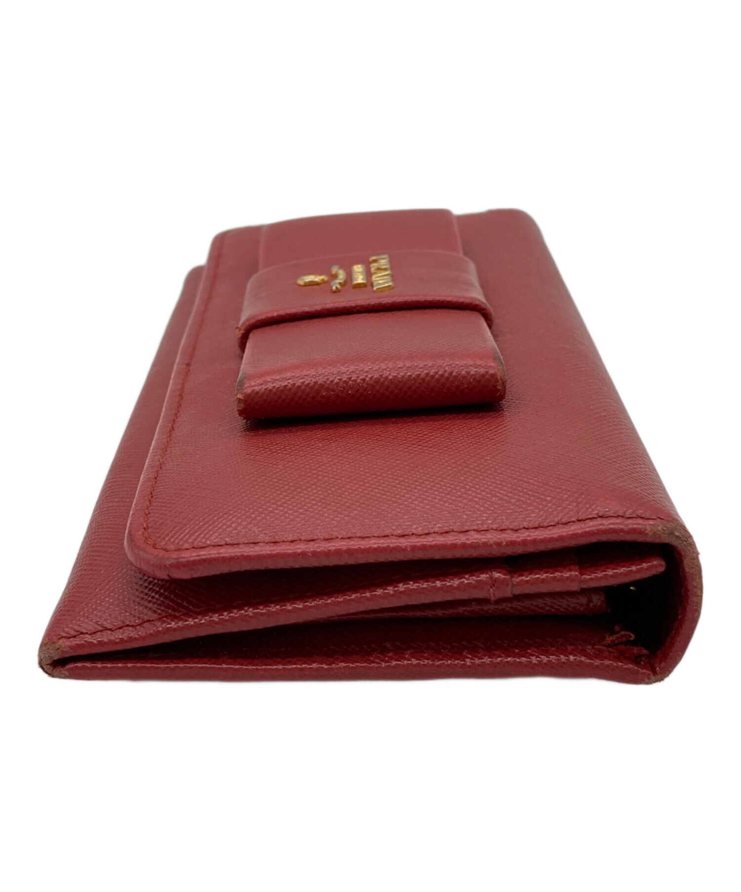 中古・古着通販】PRADA (プラダ) 長財布 レッド｜ブランド・古着通販 