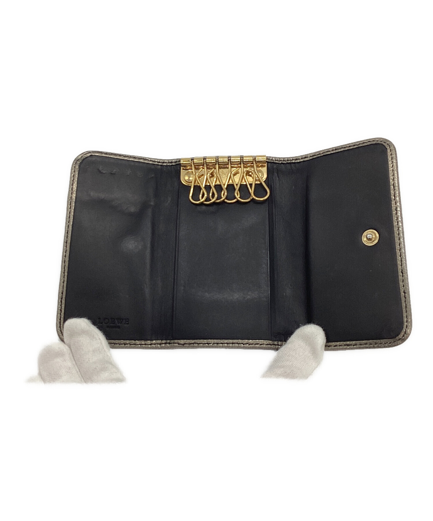中古・古着通販】LOEWE (ロエベ) 6連キーケース ブロンズ｜ブランド 