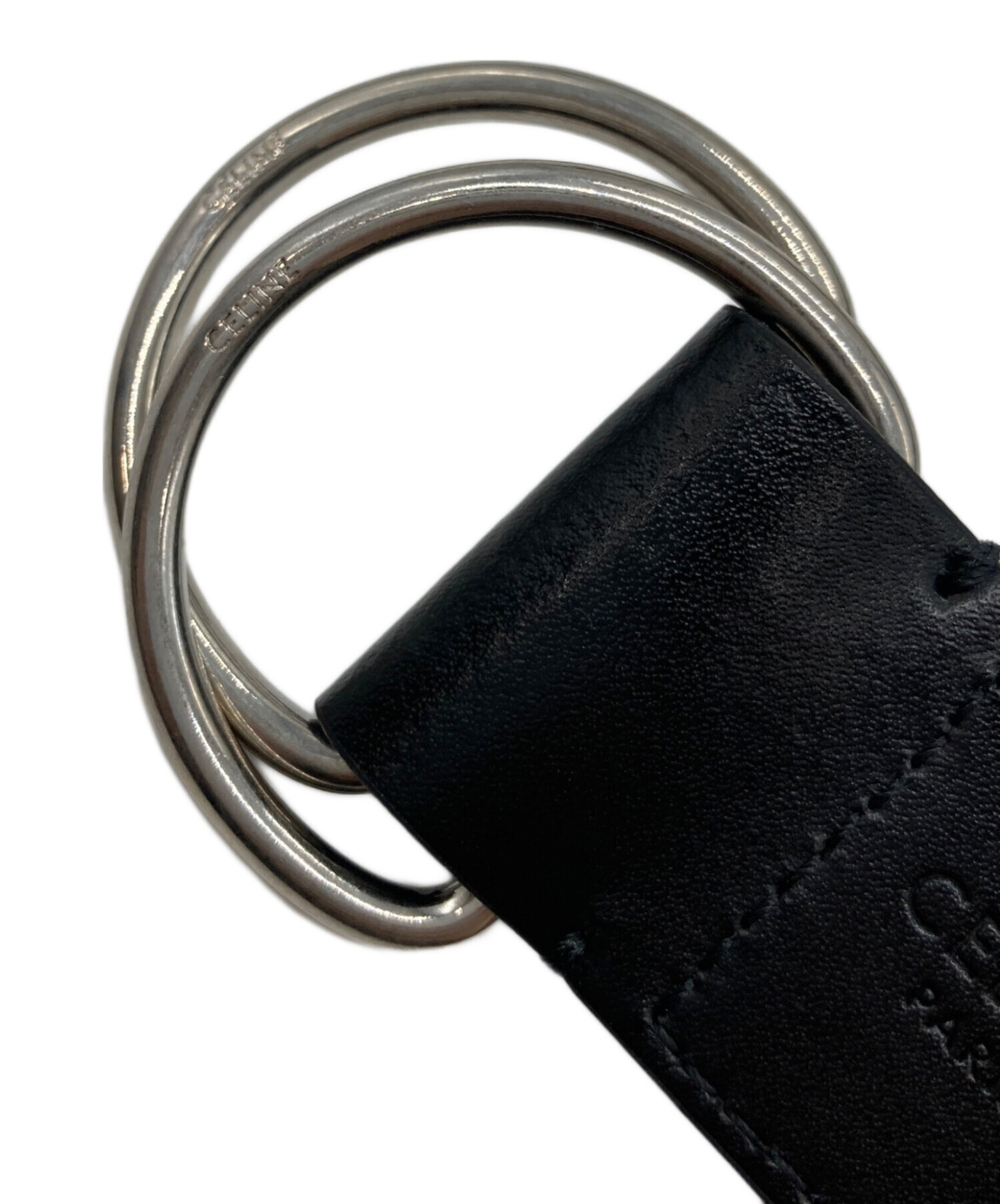 中古・古着通販】CELINE (セリーヌ) ミディアム ダブルリングベルト