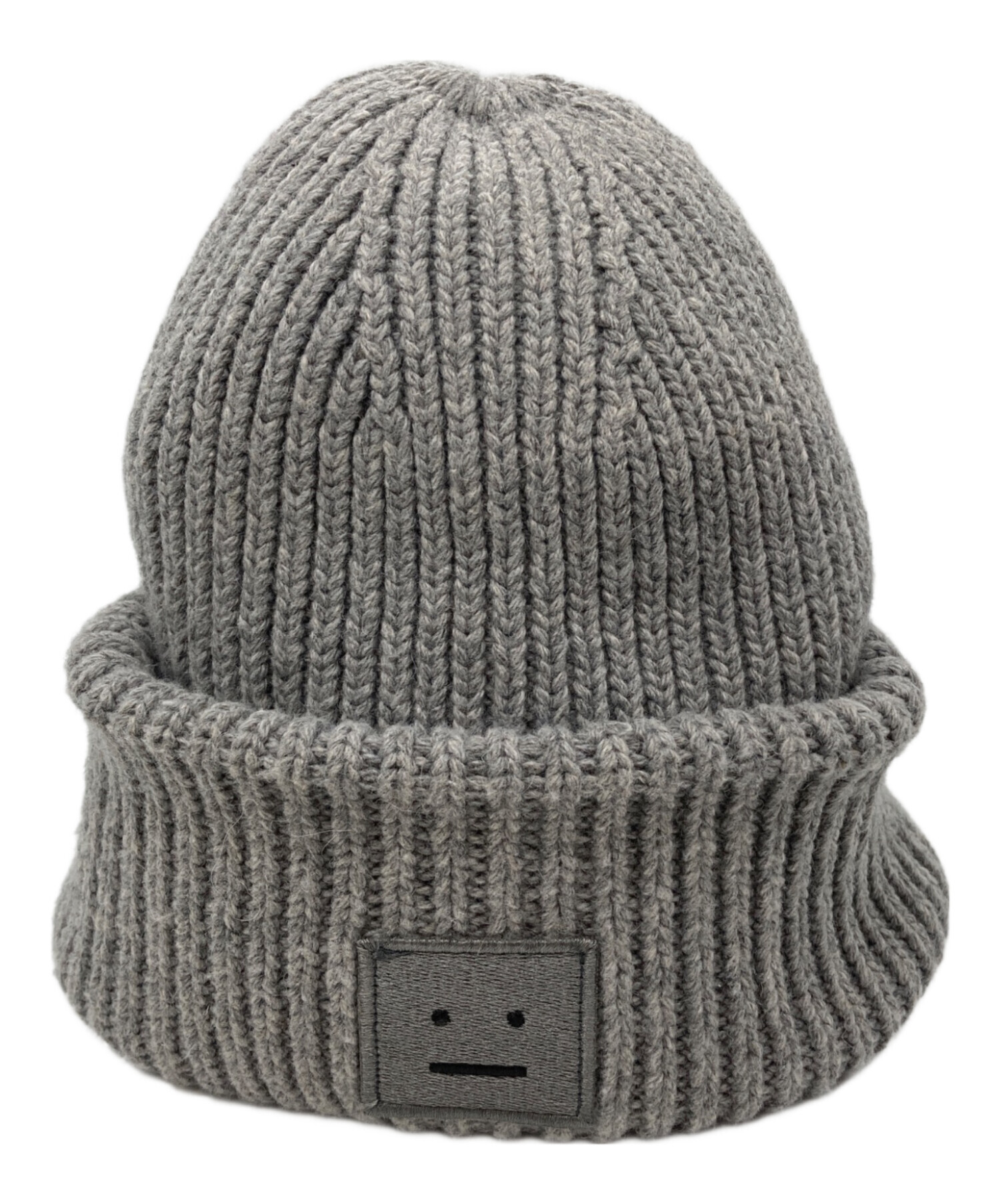 Acne Studios グレー ニット帽 中古・古着通販】Acne studios (アクネ ストゥディオス) ニット帽