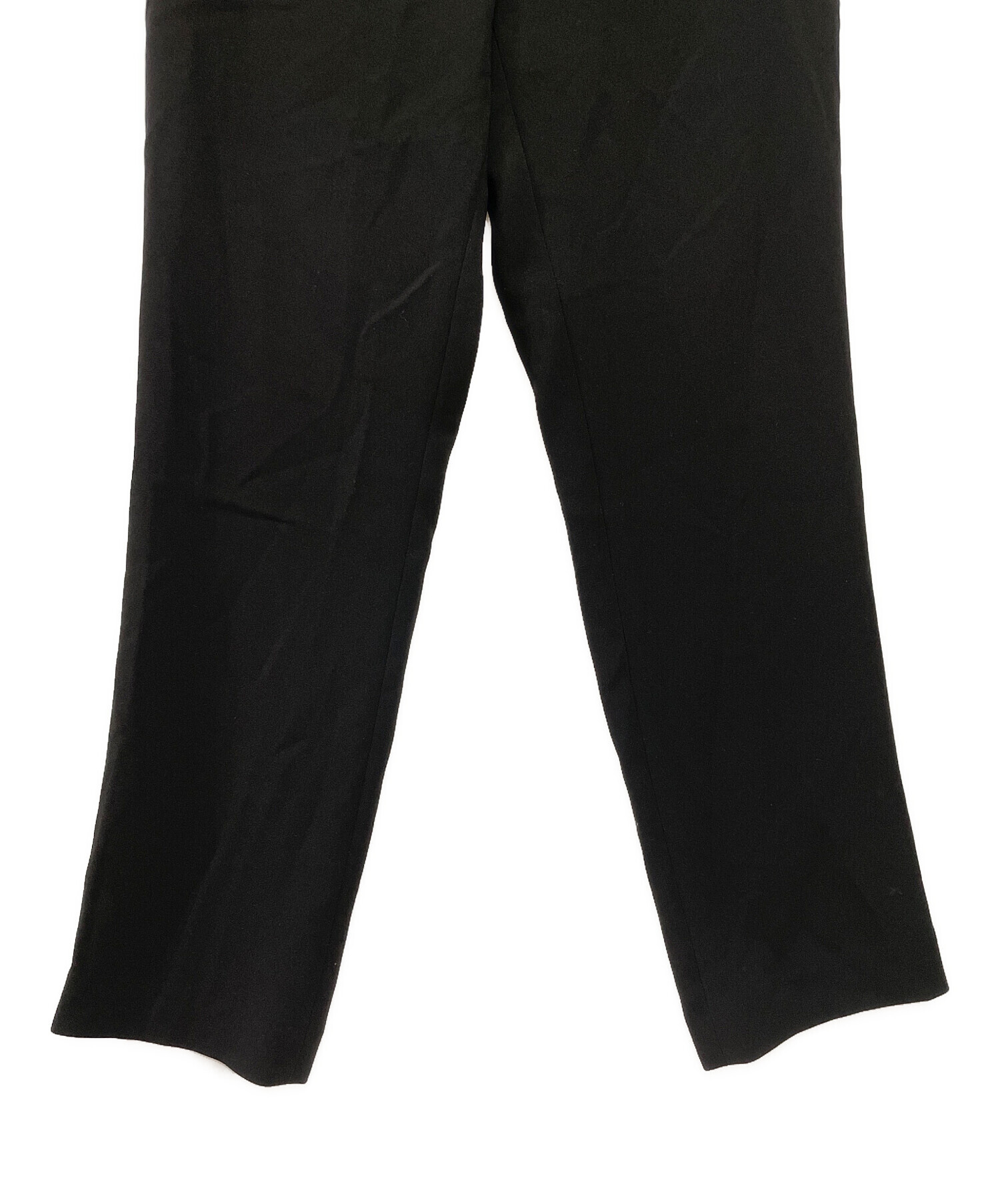 Theory セオリー レザーブーツカットパンツ サイズ4(L相当) ブラック Theory セオリー レザーブーツカットパンツ サイズ4(L相当) ブラック