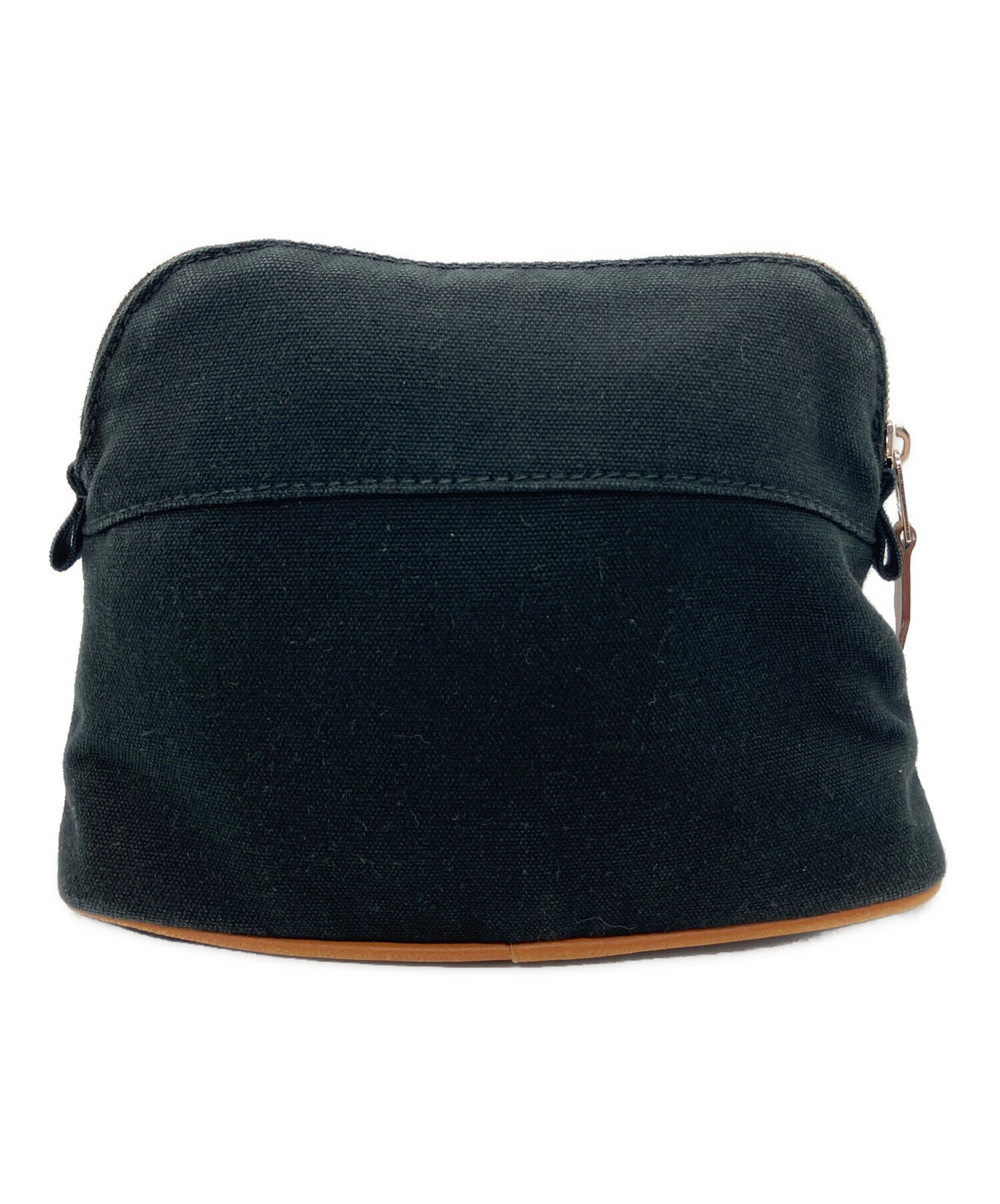中古・古着通販】HERMES (エルメス) コスメポーチ ブラック｜ブランド 
