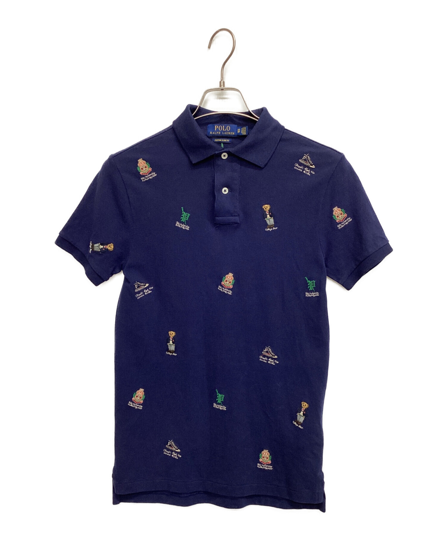 RLX 刺繍クマ ポロシャツ ネイビー　ラルフローレン　美品 中古・古着通販】POLO RALPH LAUREN (ポロ・ラルフローレン