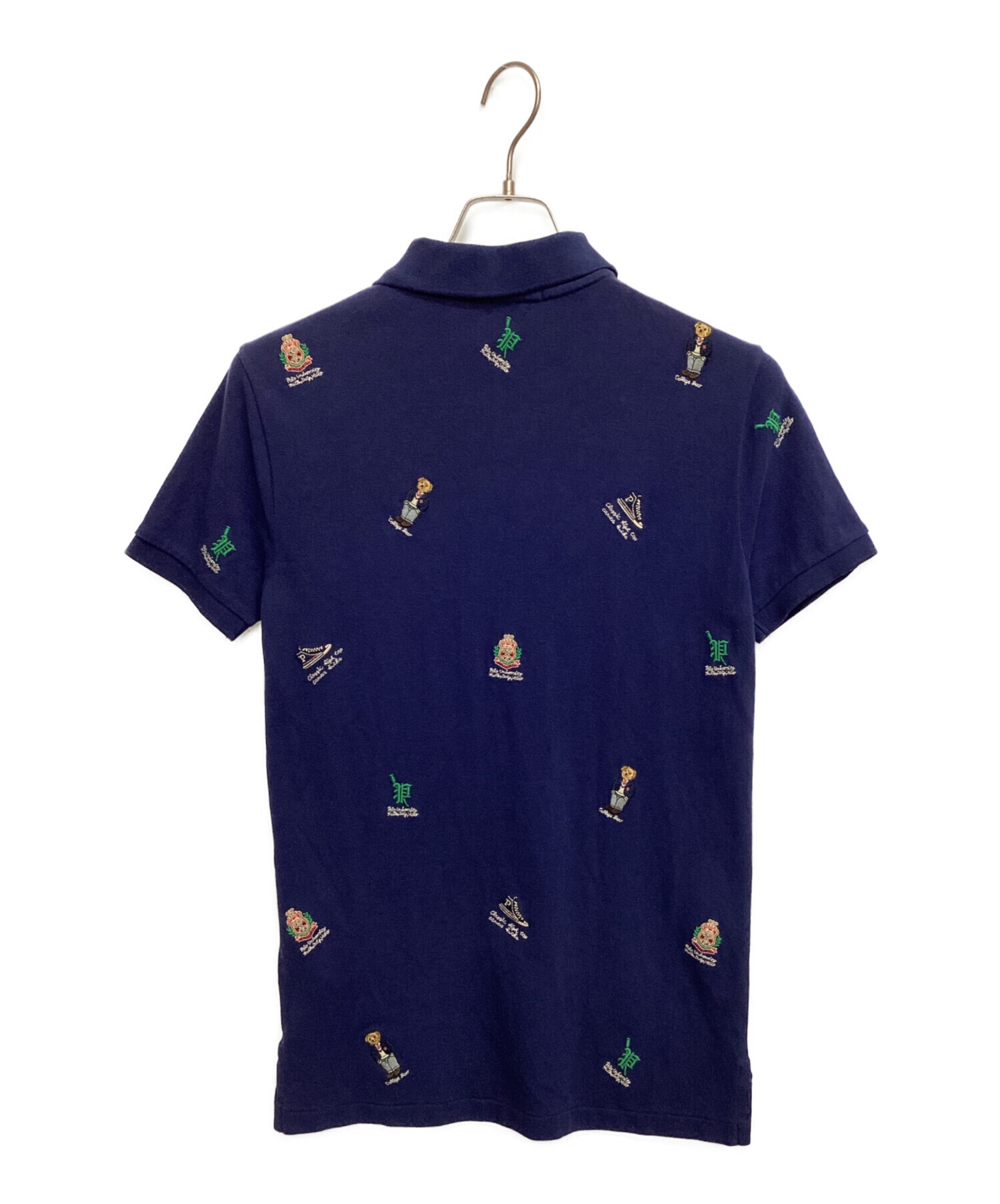 POLO RALPH LAUREN ネイビー刺繍 ポロシャツ 中古・古着通販】POLO RALPH LAUREN (ポロ・ラルフローレン