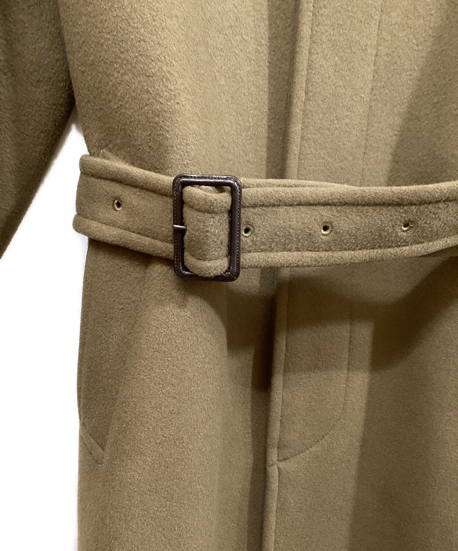 AURALEE オリーブ コート ベルト付き