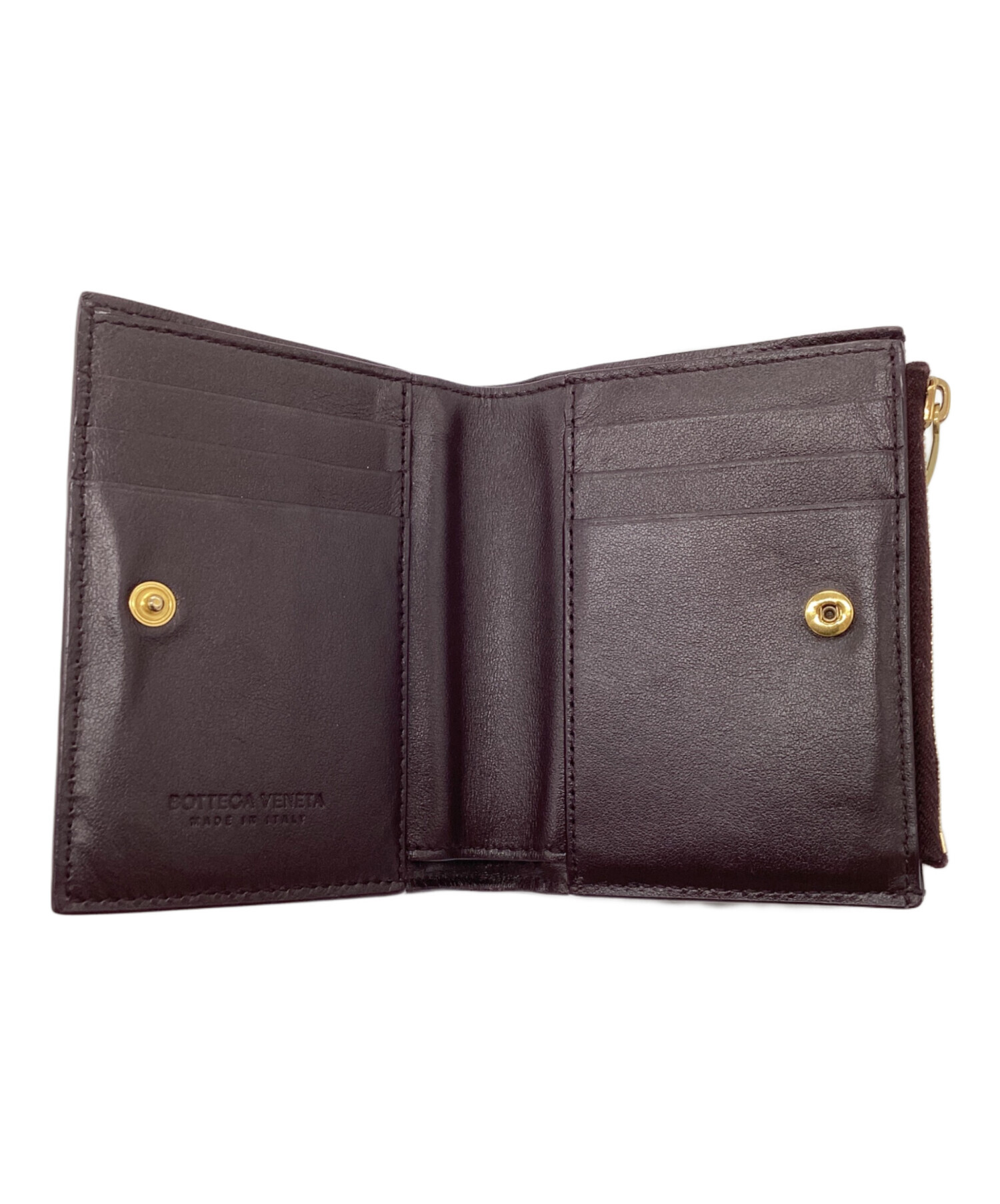 中古・古着通販】BOTTEGA VENETA (ボッテガベネタ) 2つ折り財布