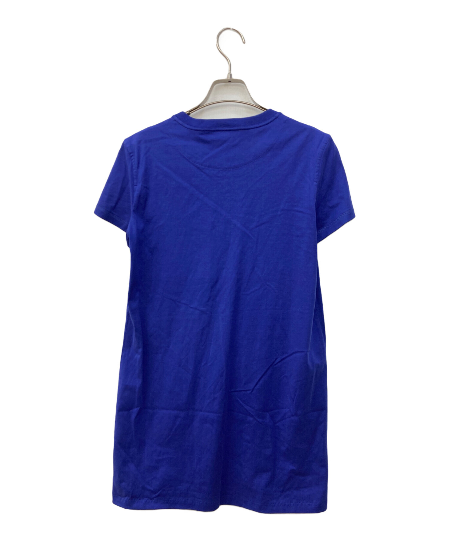 中古・古着通販】HERMES (エルメス) Hロゴ刺繍カットワンピース ブルー