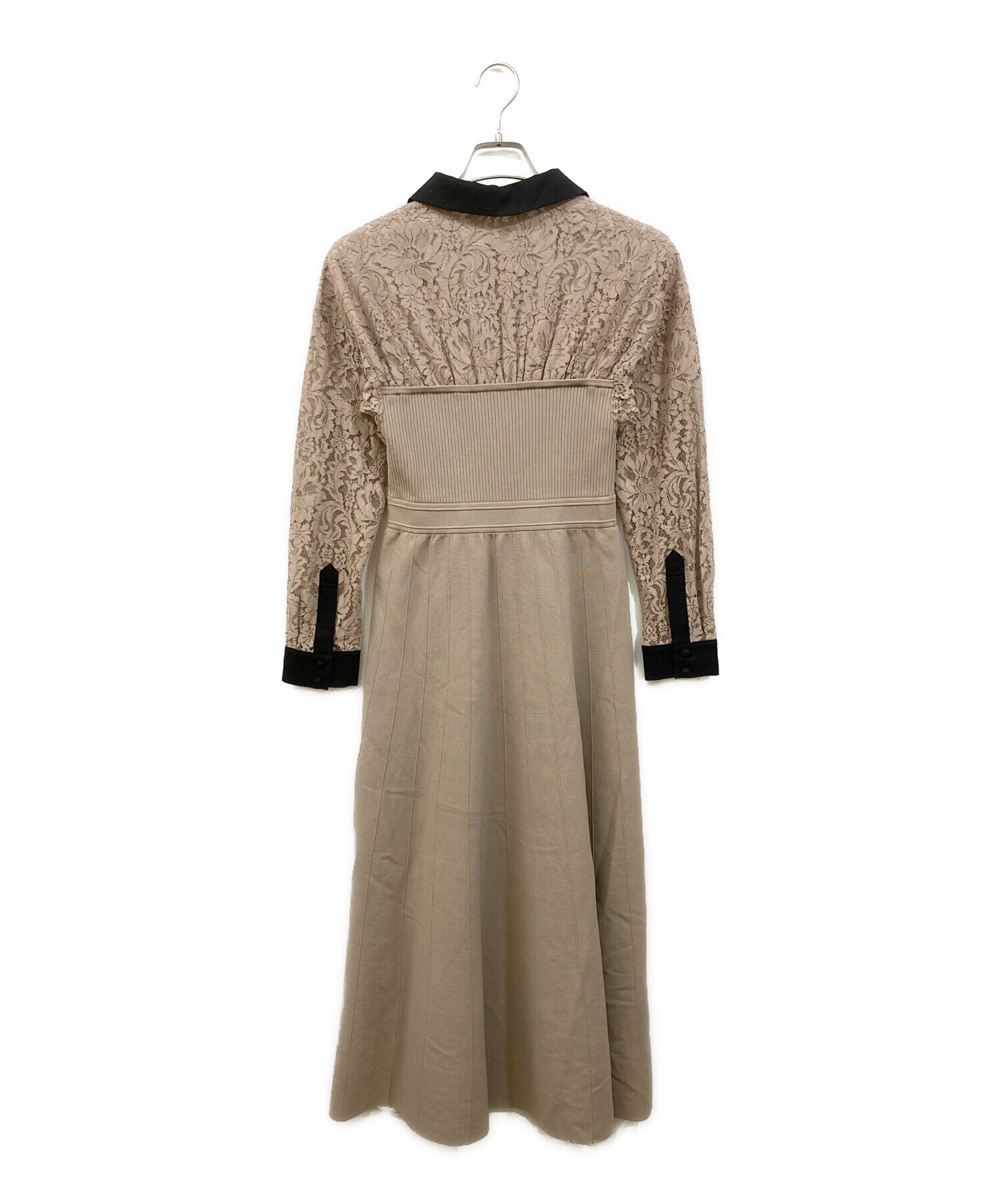 中古・古着通販】Diagram (ダイアグラム) レースレイヤードニット  