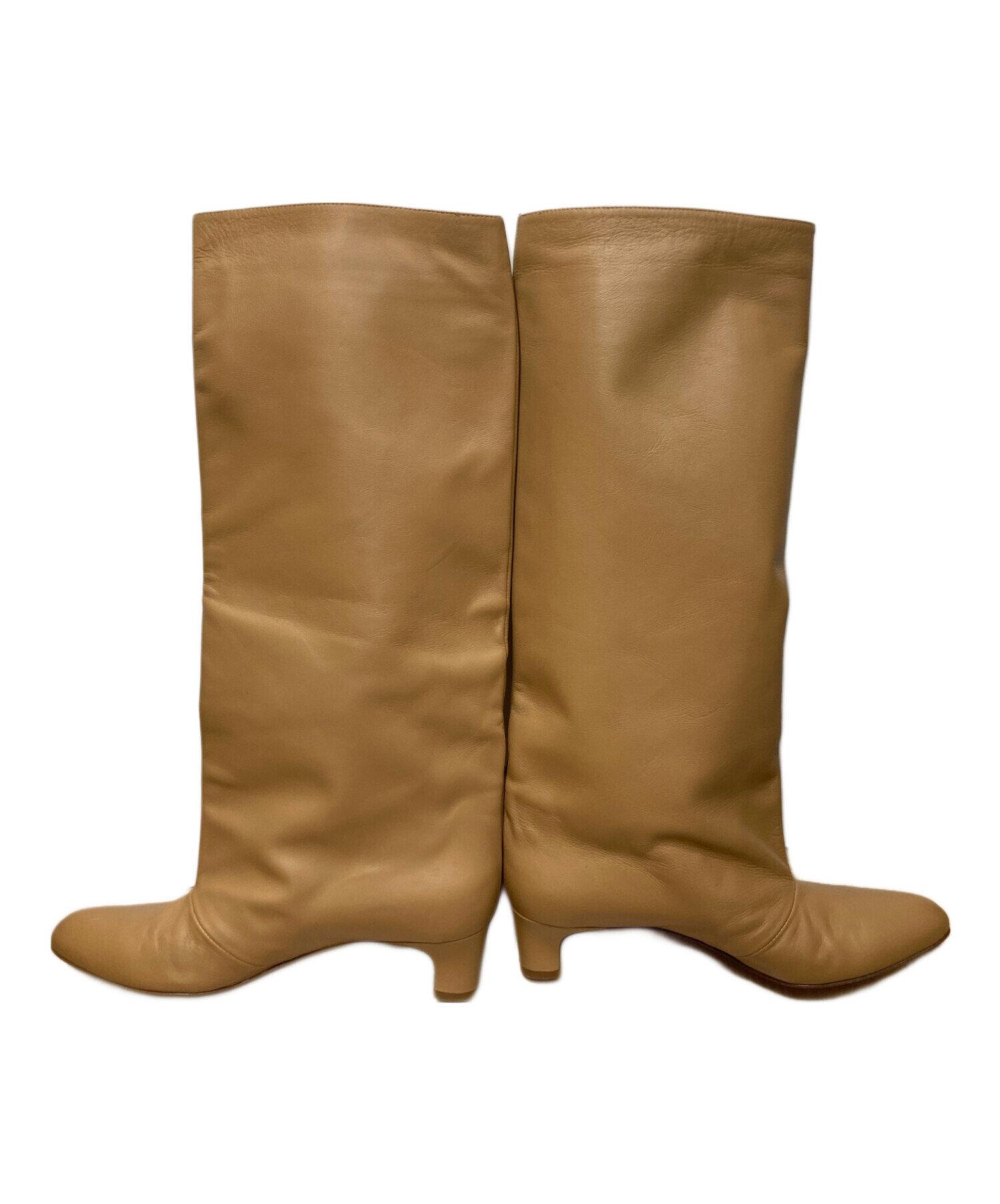 未使用品✨ネブローニ　レザーロングブーツ　キャメルブラウン　38 未使用品✨ネブローニ レザーロングブーツ キャメルブラウン 38 2025年