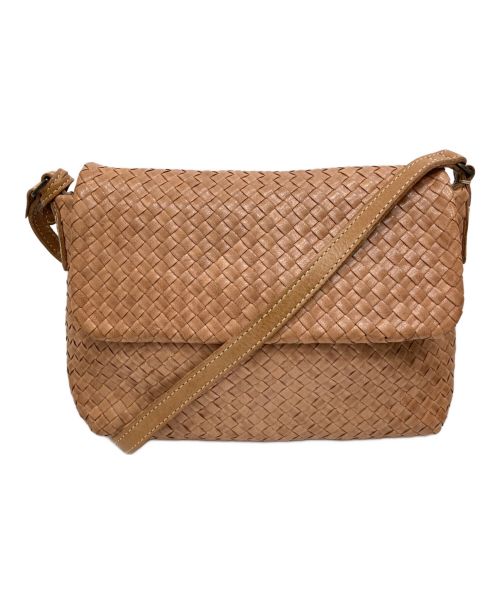 未使用品genten 編み込みレザーショルダーバッグ 未使用品genten