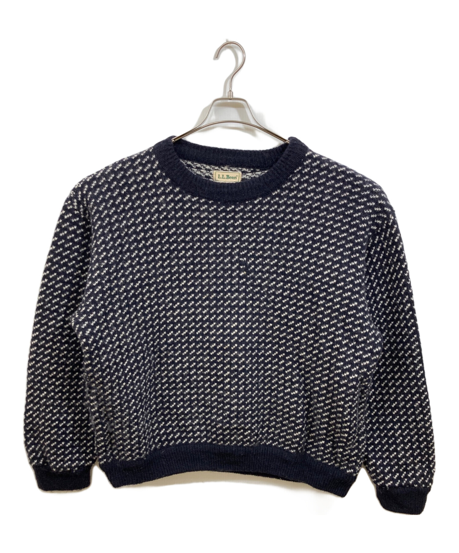 中古・古着通販】L.L.Bean (エルエルビーン) バーズアイ柄セーター 