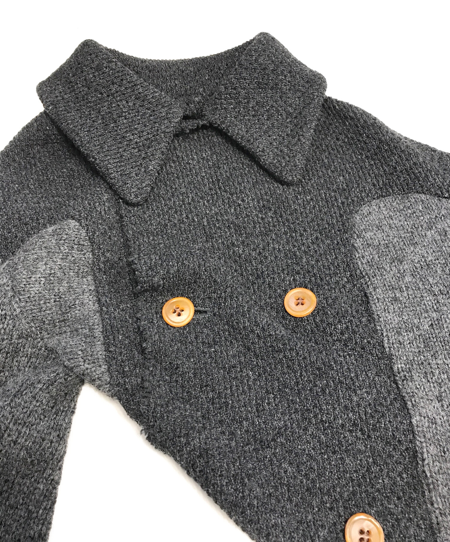 COMME des GARCONS 変形ワンピース ネイビー M オシャレ 中古・古着通販】tricot COMME des GARCONS (トリココムデギャルソン