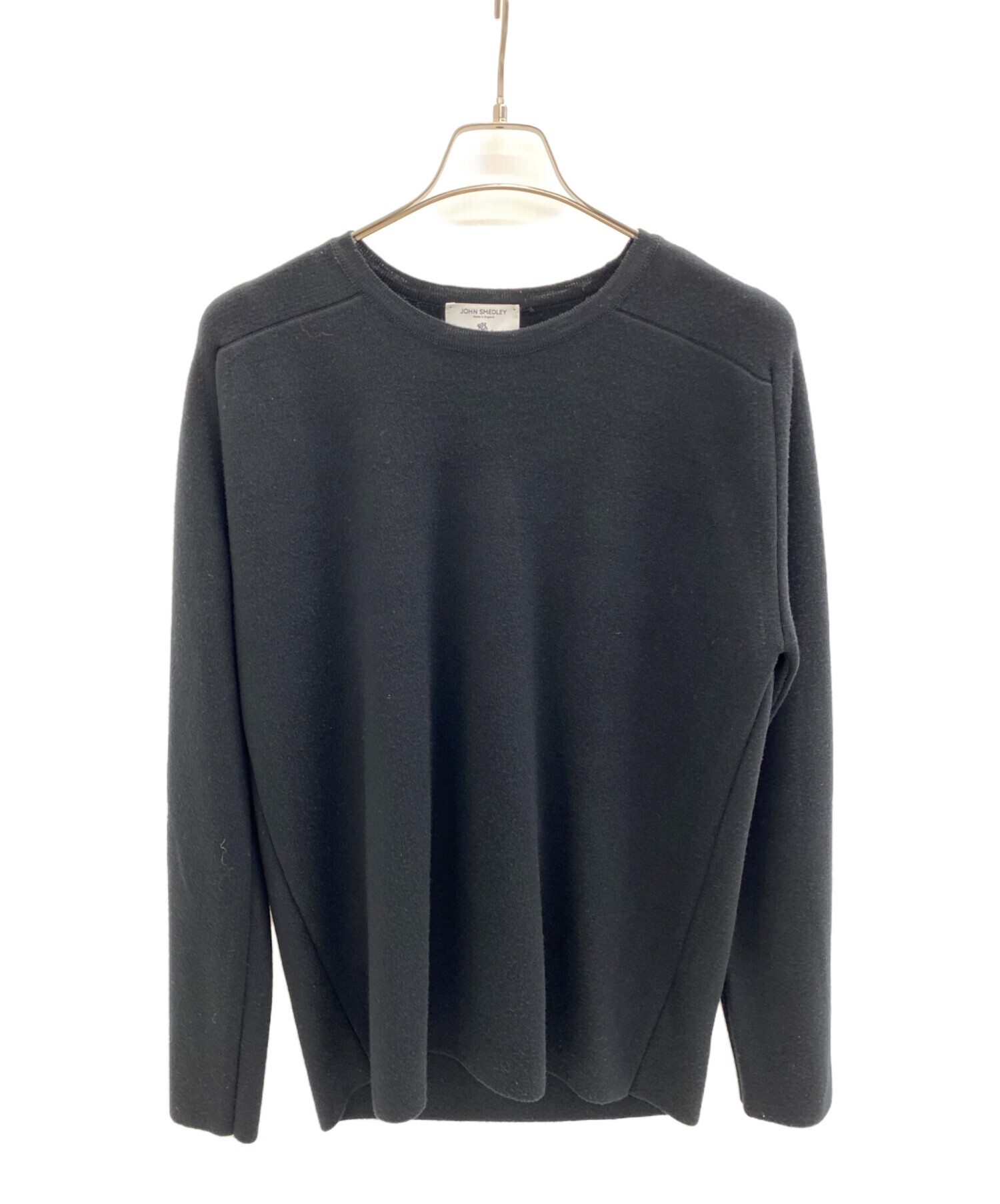 Ron Herman 別注 JOHN SMEDLEY ラグランスリーブニット BLACK Msize 