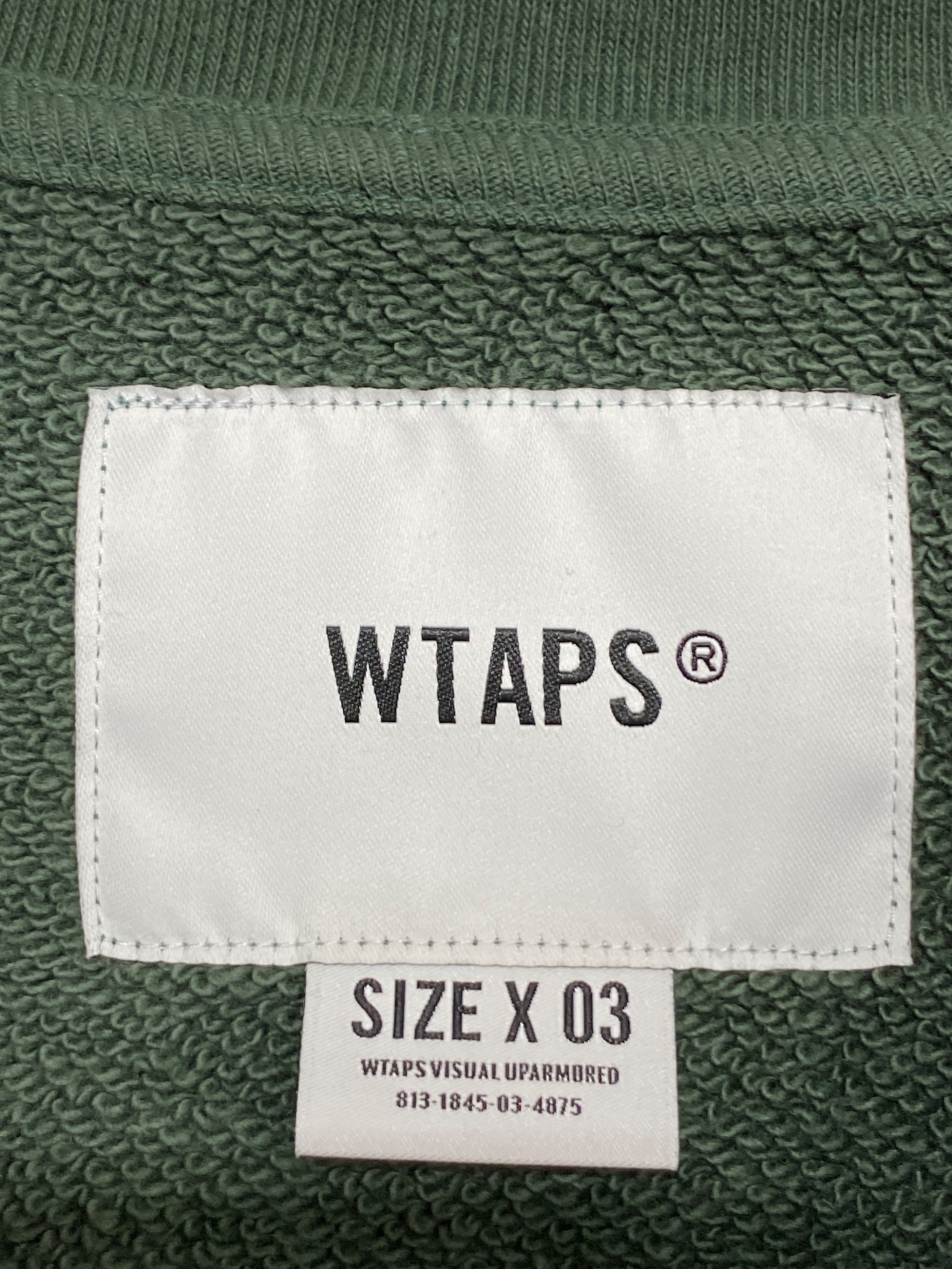 中古・古着通販】WTAPS (ダブルタップス) クルーネックスウェット 